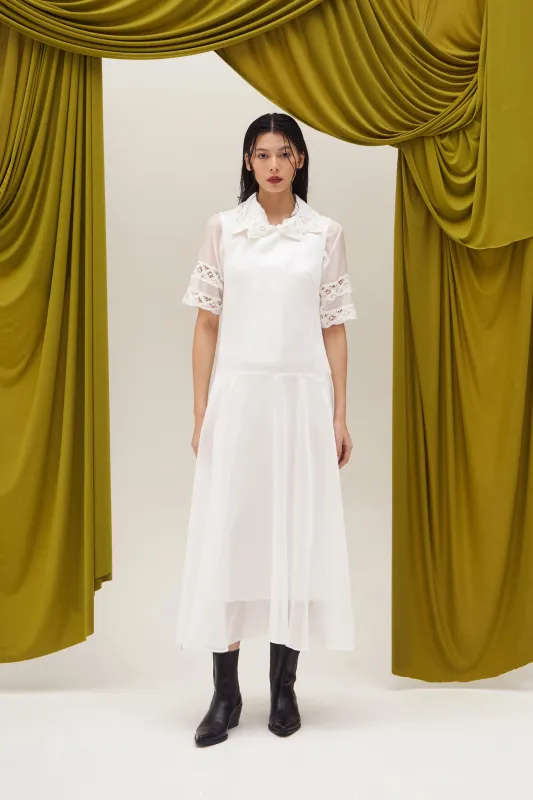 ASTRAELLE DRESS WHITE sold by Callie Cotton