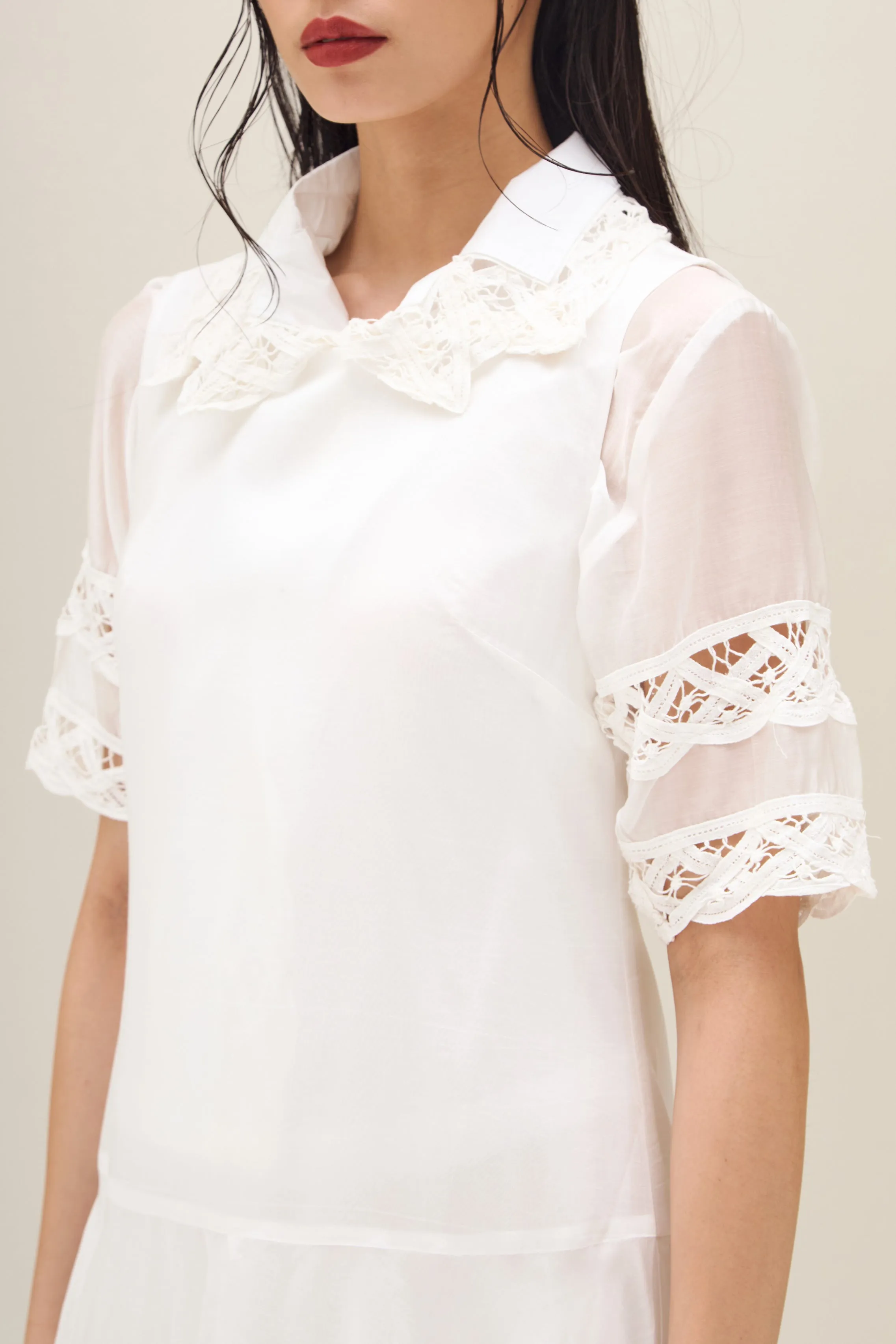 ASTRAELLE DRESS WHITE sold by Callie Cotton product image thumbnail 4