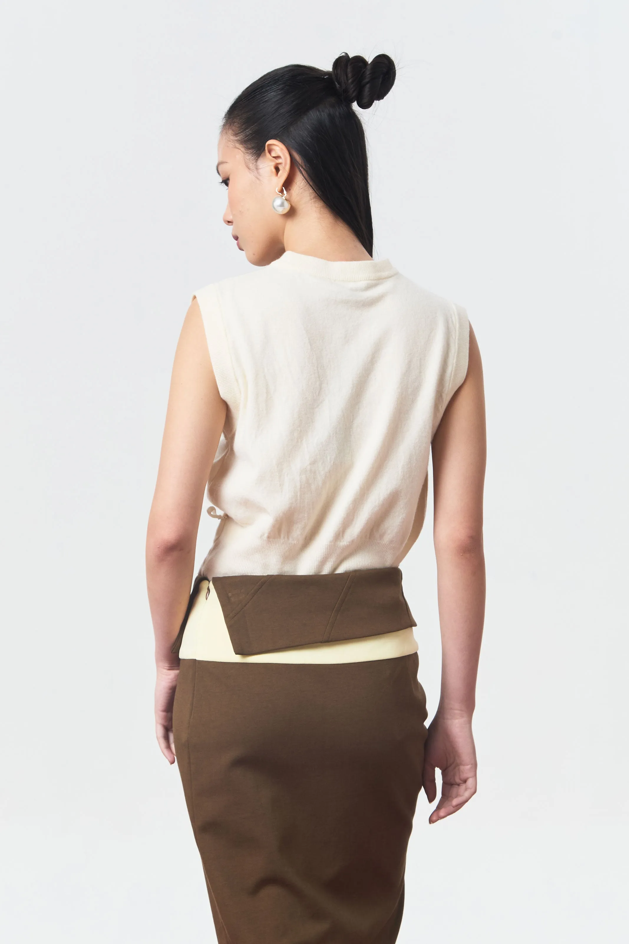 OCHRE SKIRT BROWN - CALLIE FT. CISSYLIA sold by Callie Cotton product image thumbnail 5