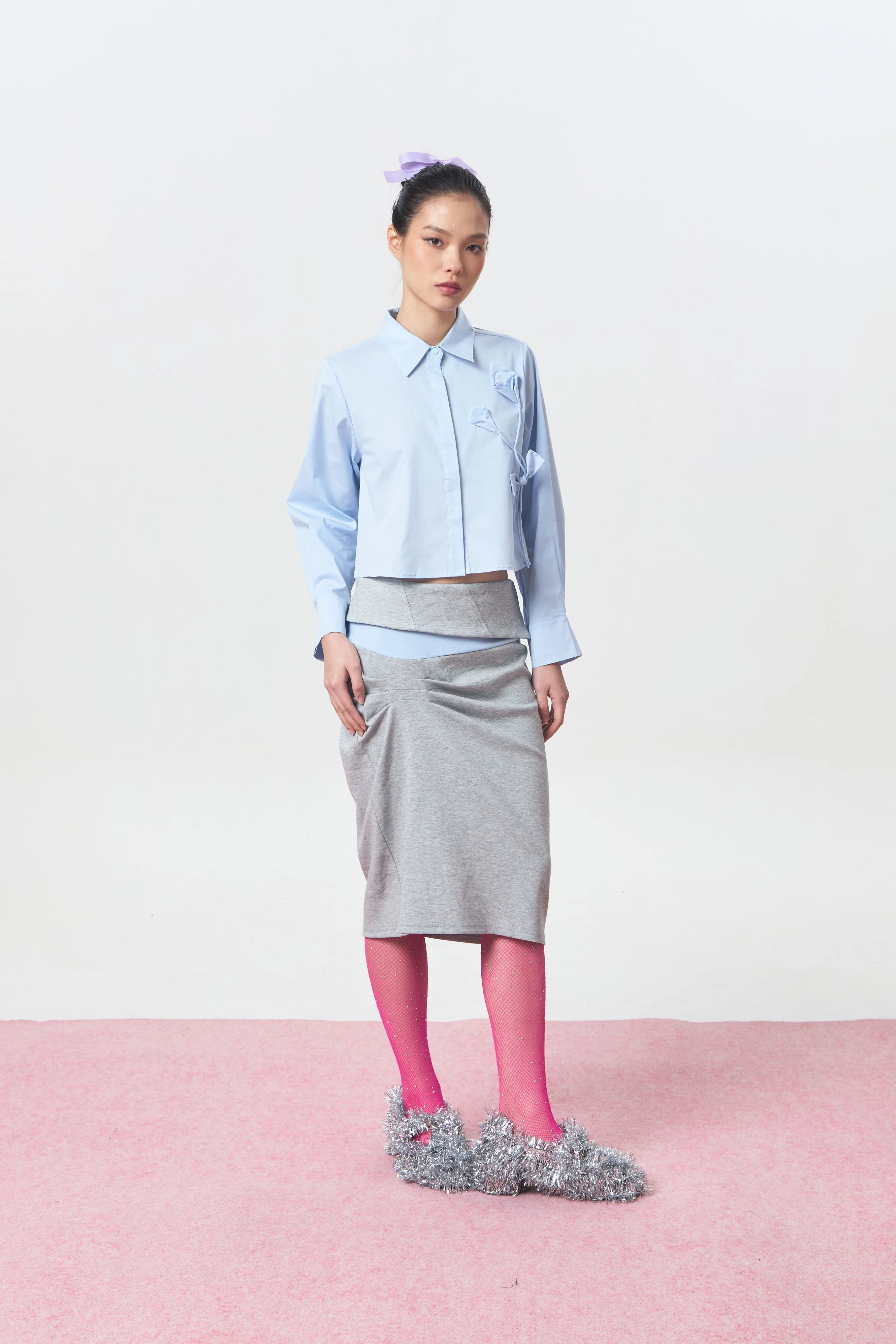 OCHRE SKIRT GREY - CALLIE FT. CISSYLIA sold by Callie Cotton