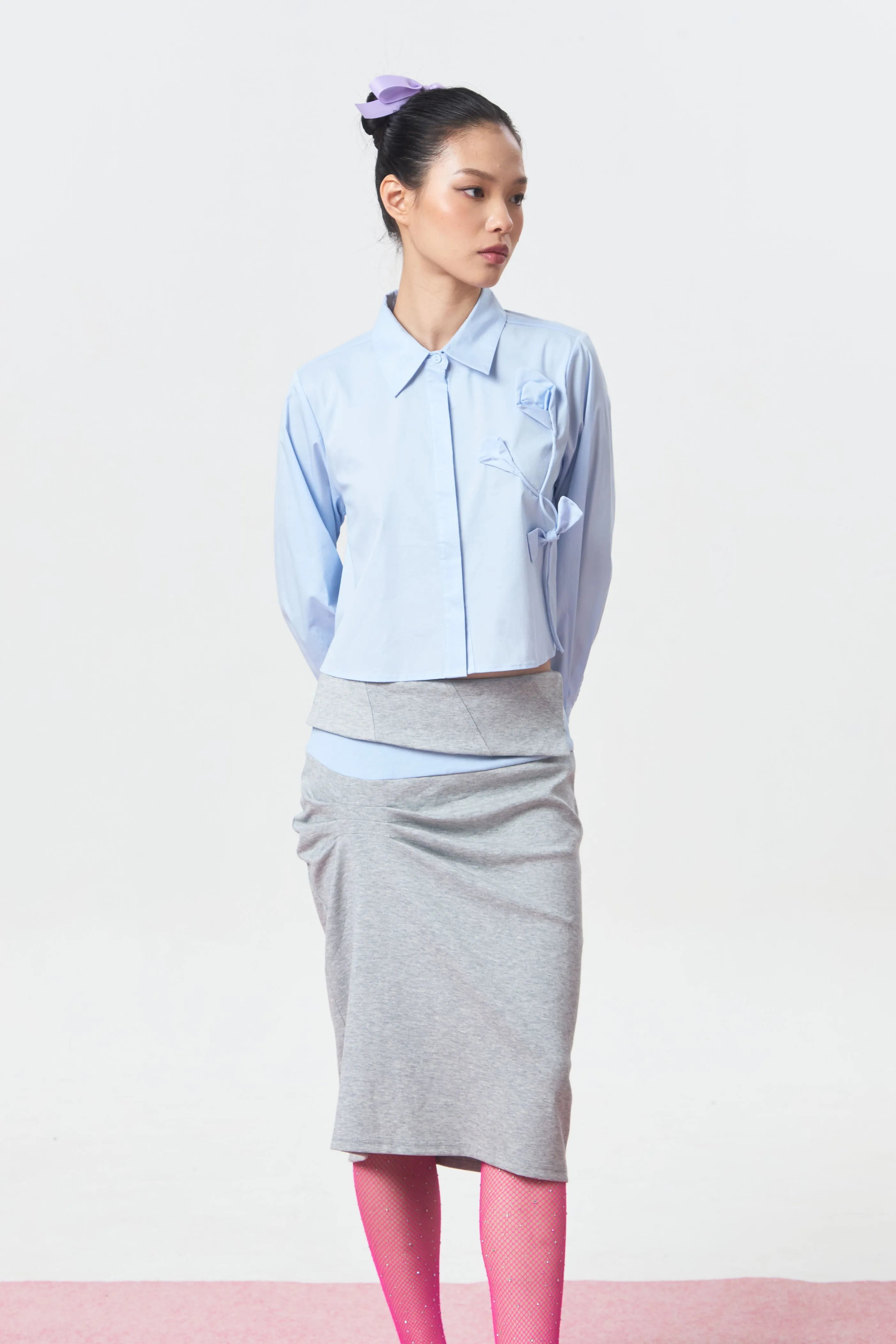 OCHRE SKIRT GREY - CALLIE FT. CISSYLIA sold by Callie Cotton product image thumbnail 3