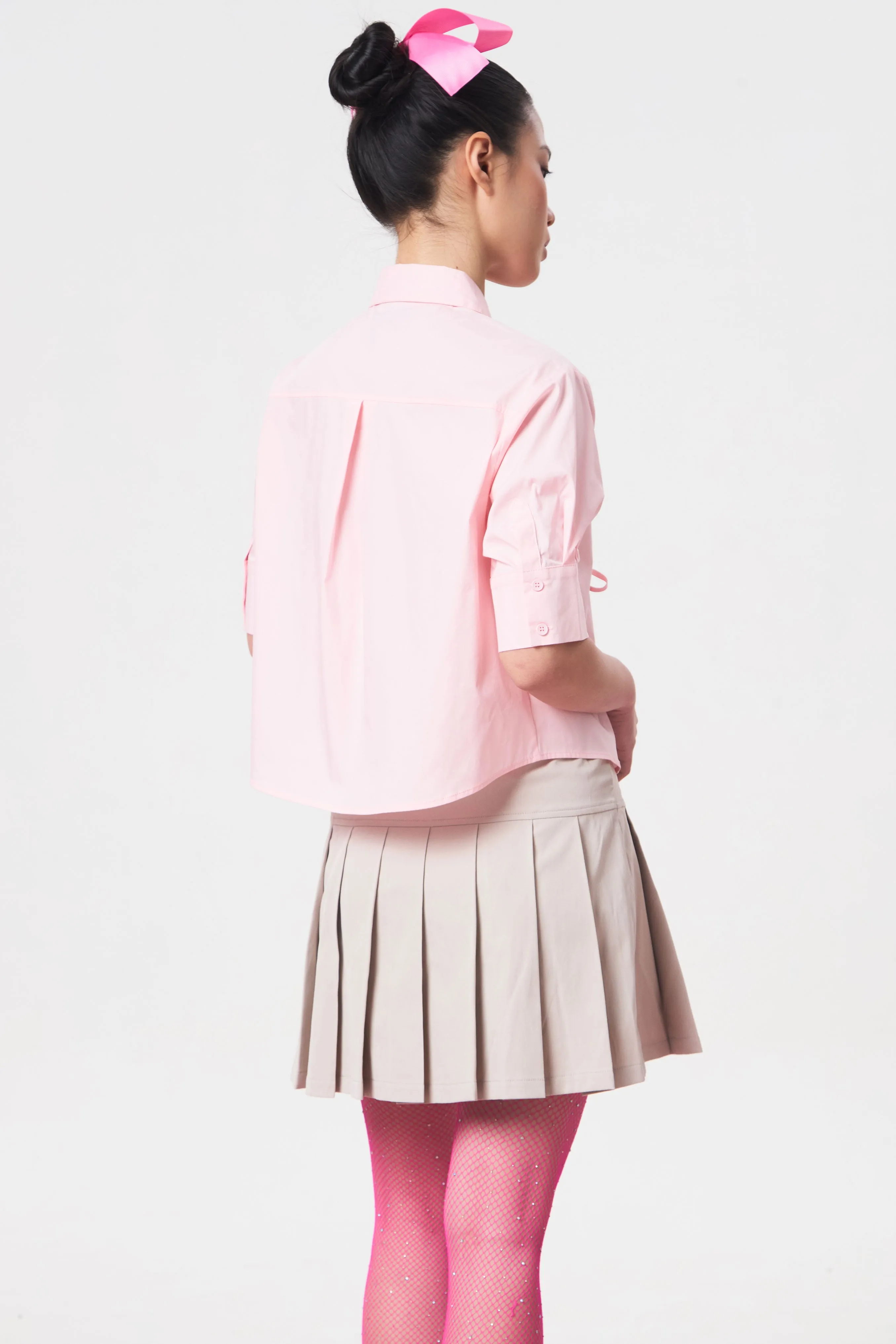 BLUSH SKORT GREY - CALLIE FT. CISSYLIA sold by Callie Cotton product image thumbnail 5