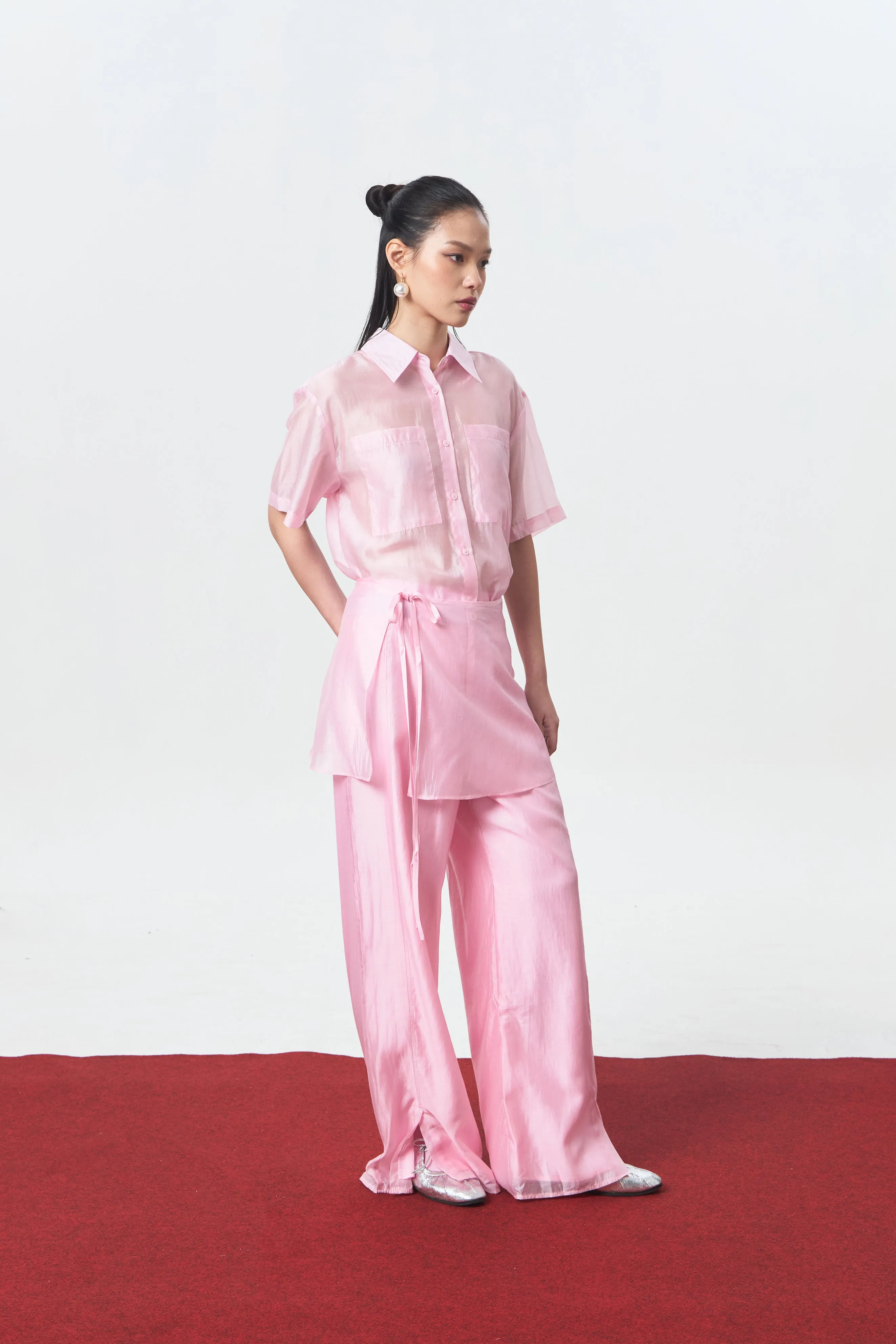 ROUGE PANTS PINK - CALLIE FT. CISSYLIA sold by Callie Cotton product image thumbnail 4