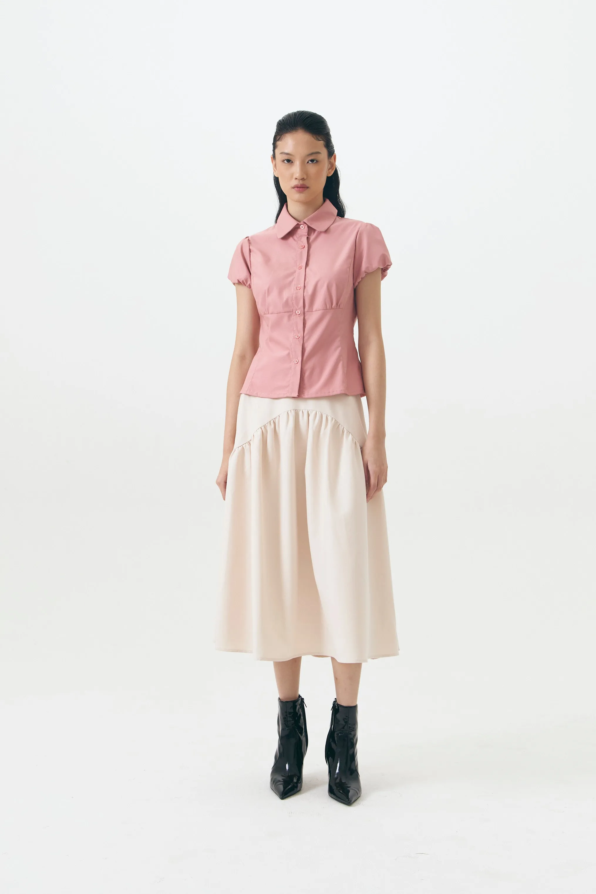 POPPY TOP PINK sold by Callie Cotton product image thumbnail 4