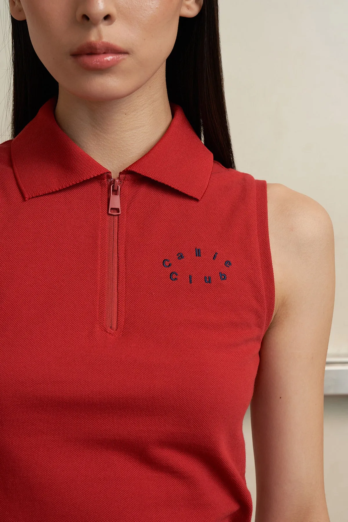 AGILE POLO RED sold by Callie Cotton product image thumbnail 2