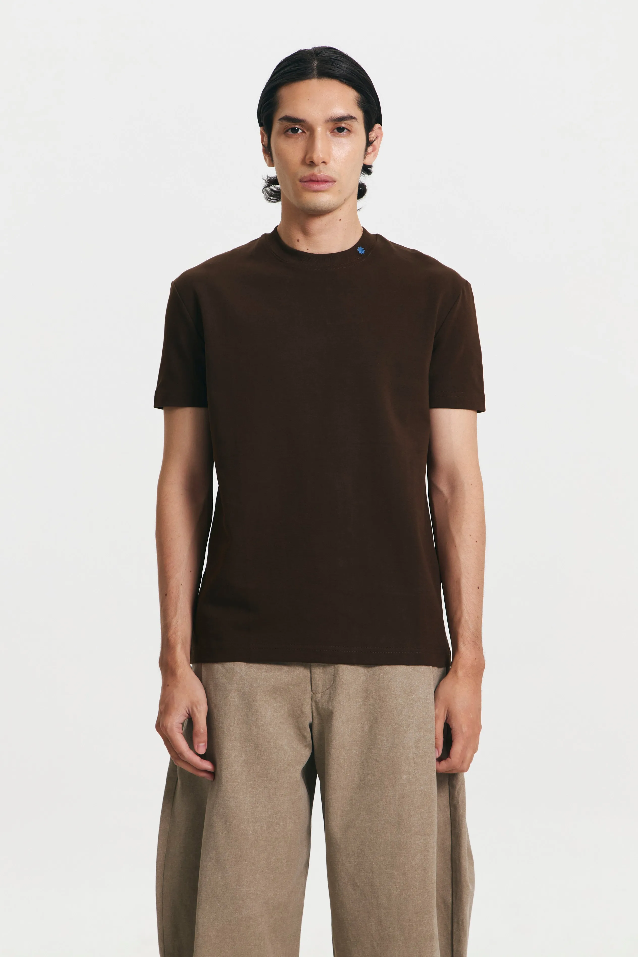 CASERTA T-SHIRT BROWN sold by Callie Cotton