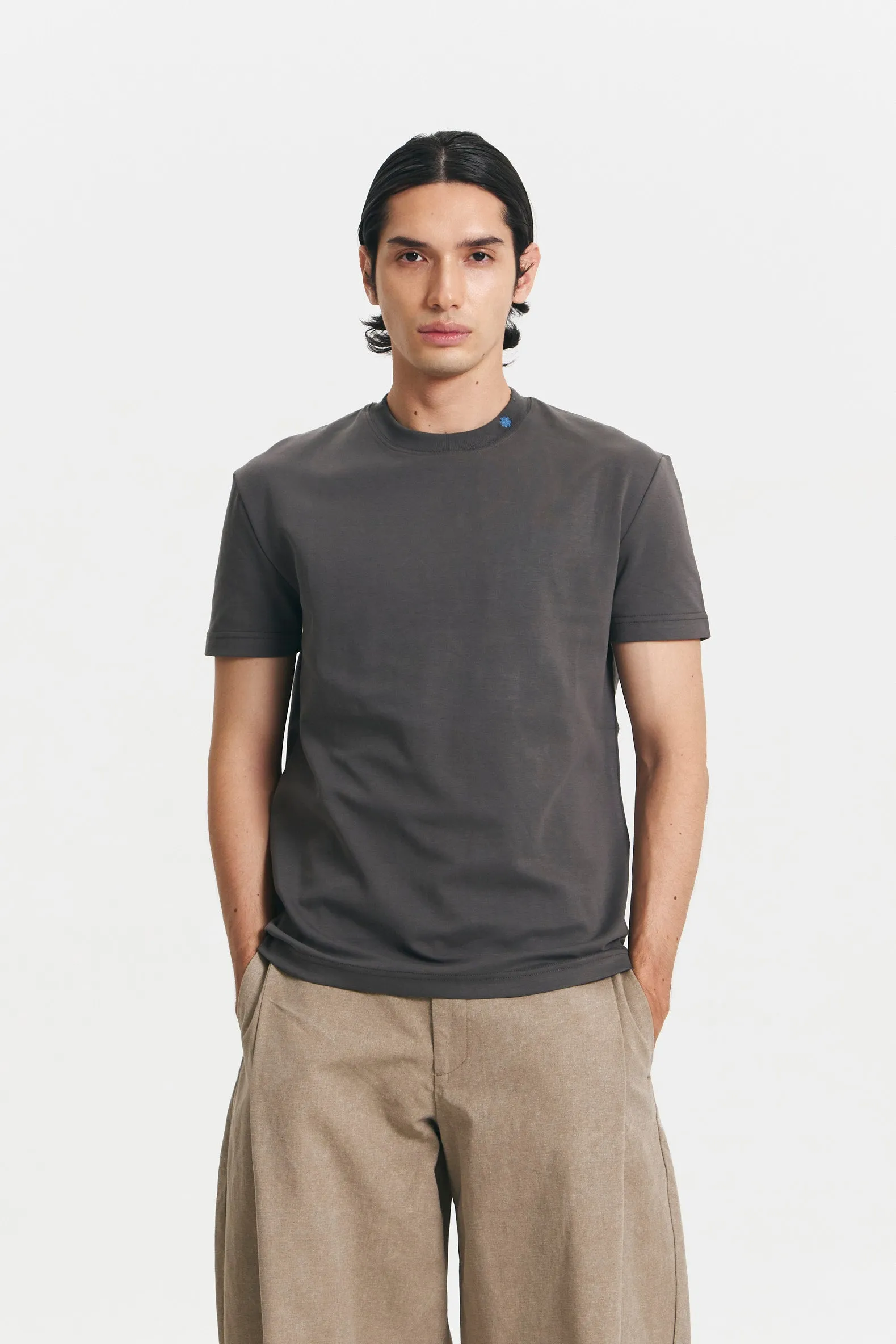 CASERTA T-SHIRT GREY sold by Callie Cotton