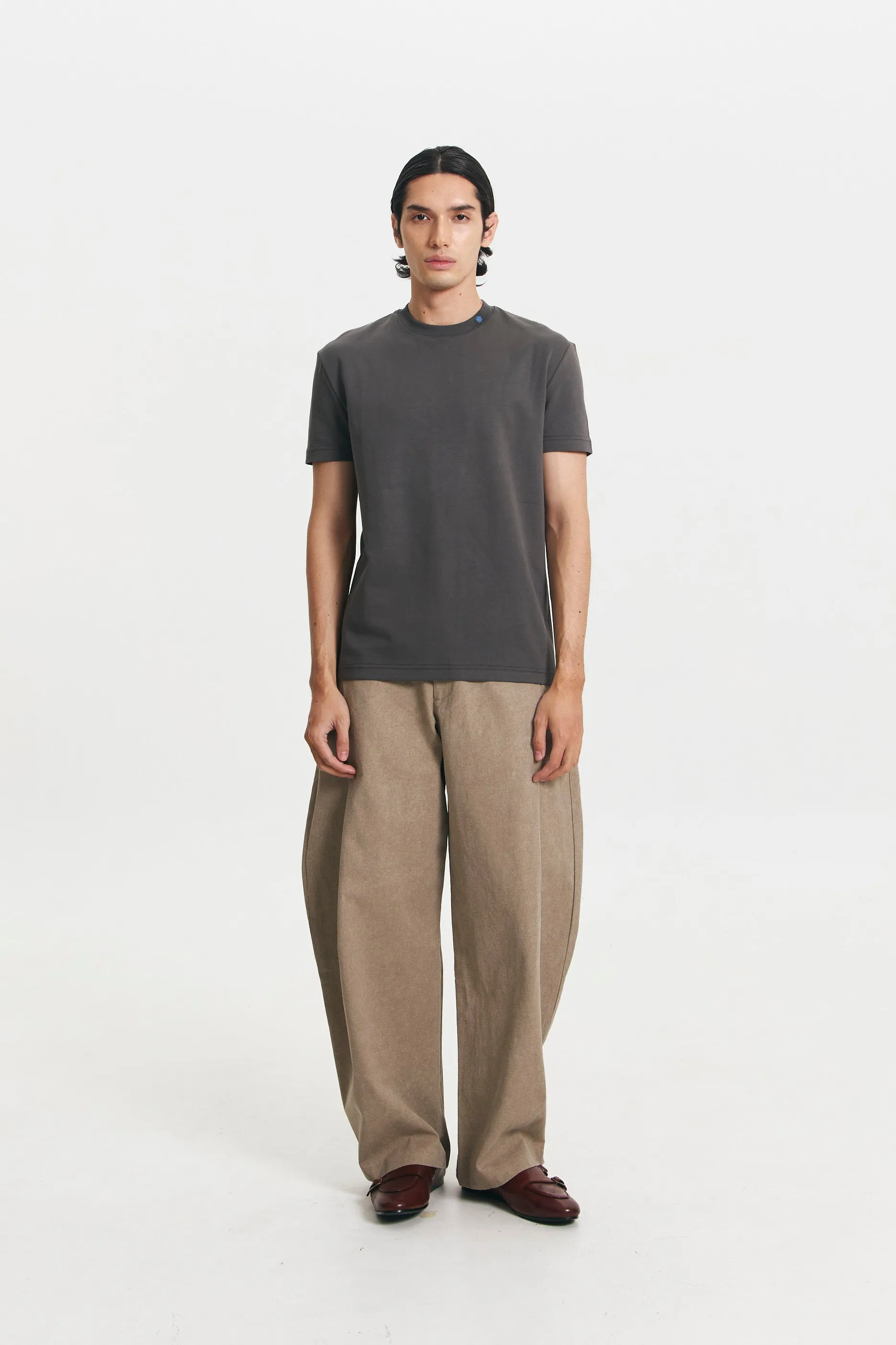 CASERTA T-SHIRT GREY sold by Callie Cotton product image thumbnail 3