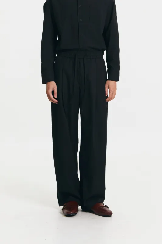 MYSEN PANTS BLACK made by Callie Cotton