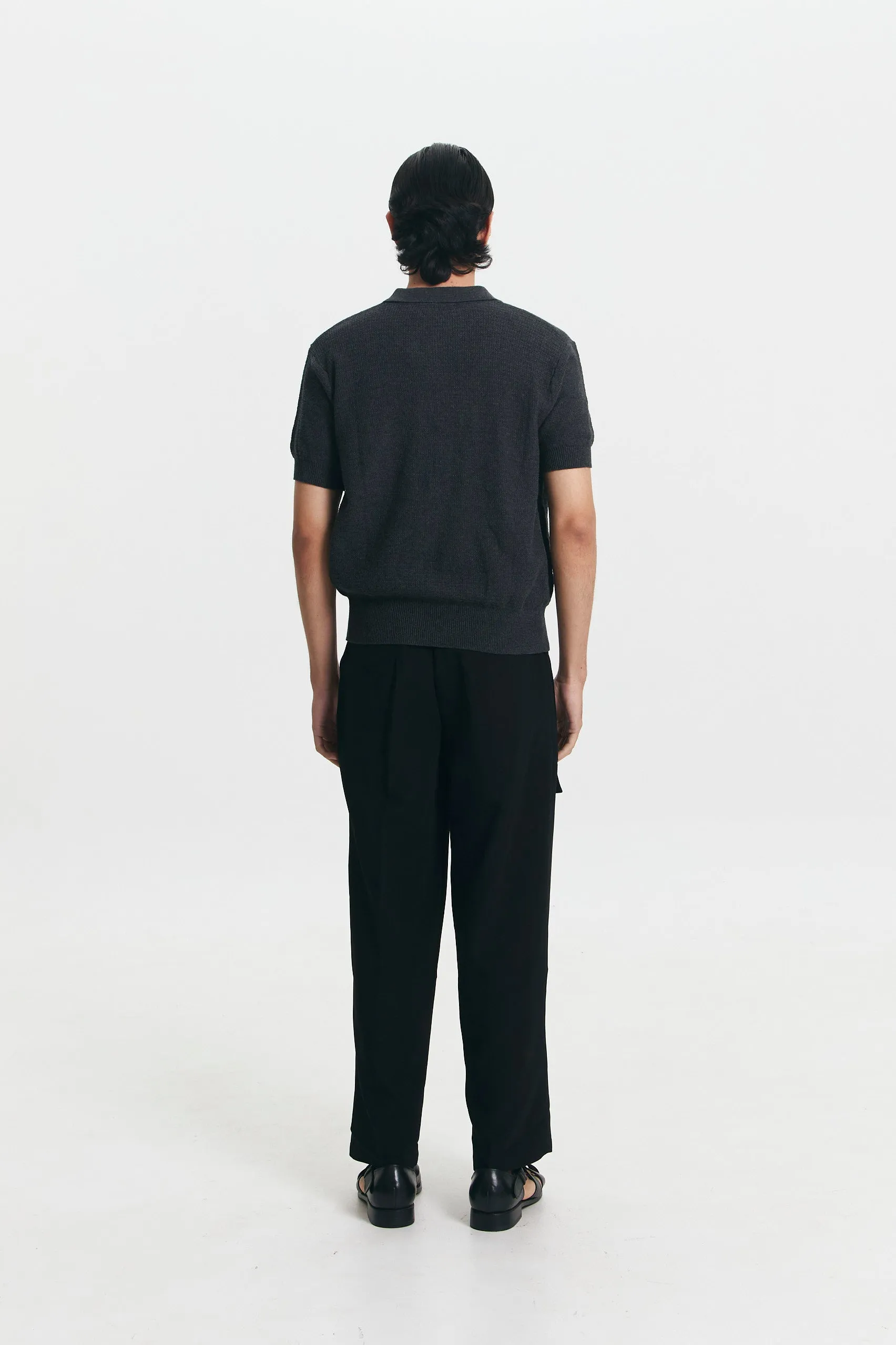 PALAZZO TOP BLACK sold by Callie Cotton product image thumbnail 4