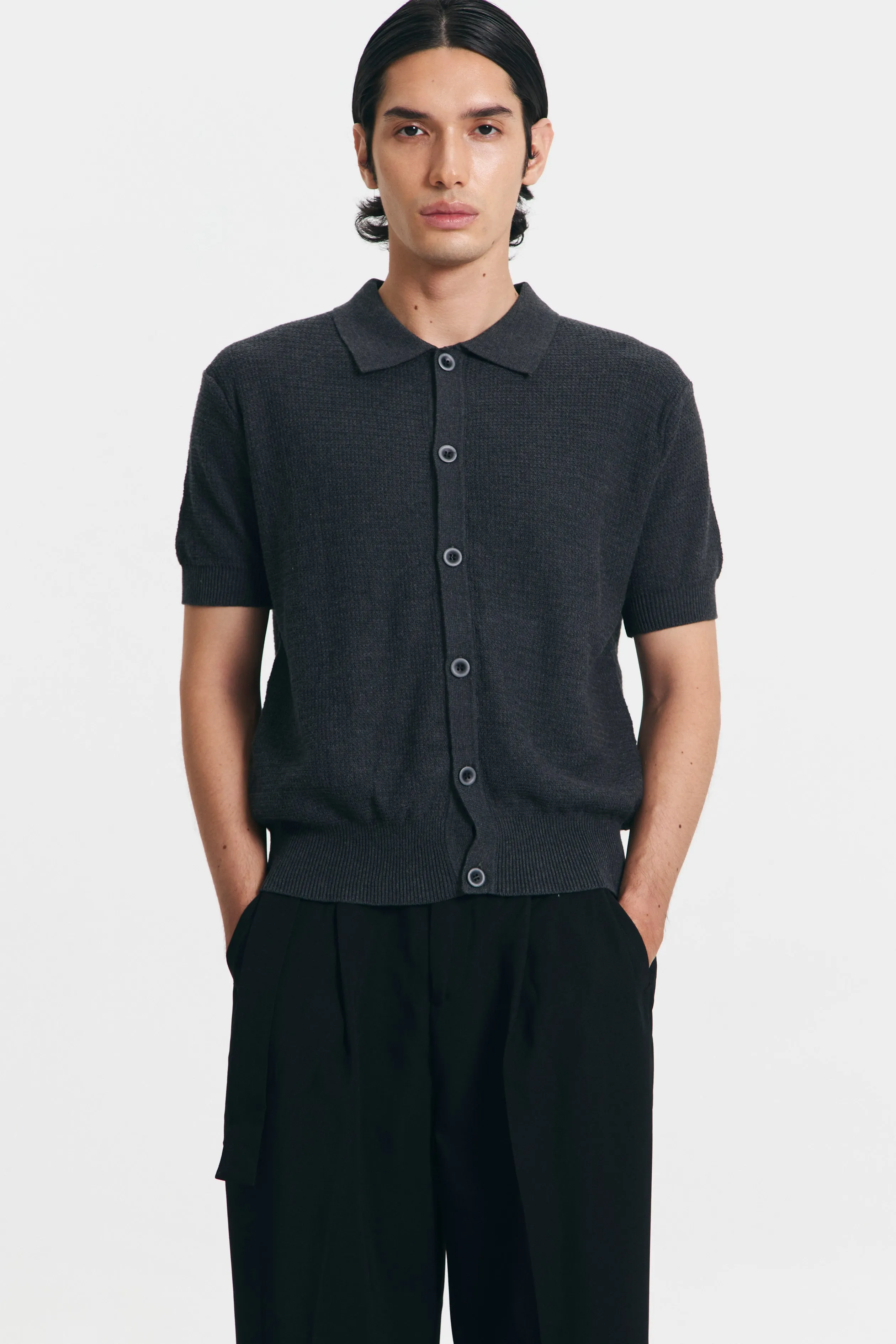 PALAZZO TOP BLACK sold by Callie Cotton