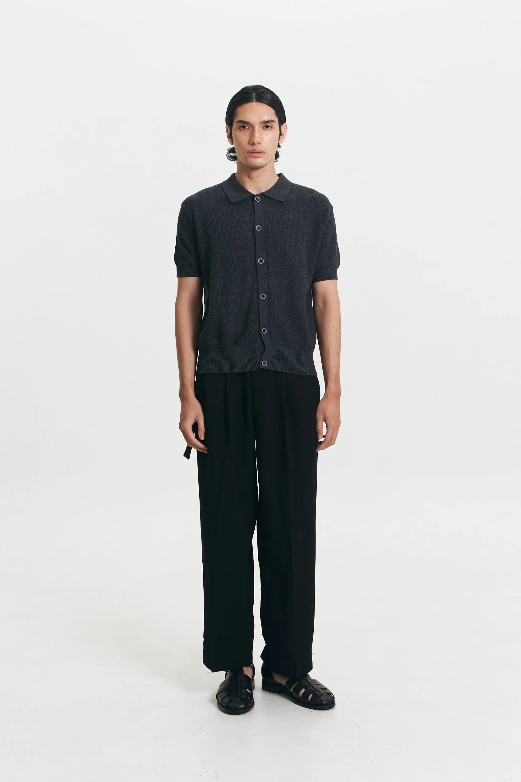 PALAZZO TOP BLACK sold by Callie Cotton product image thumbnail 3