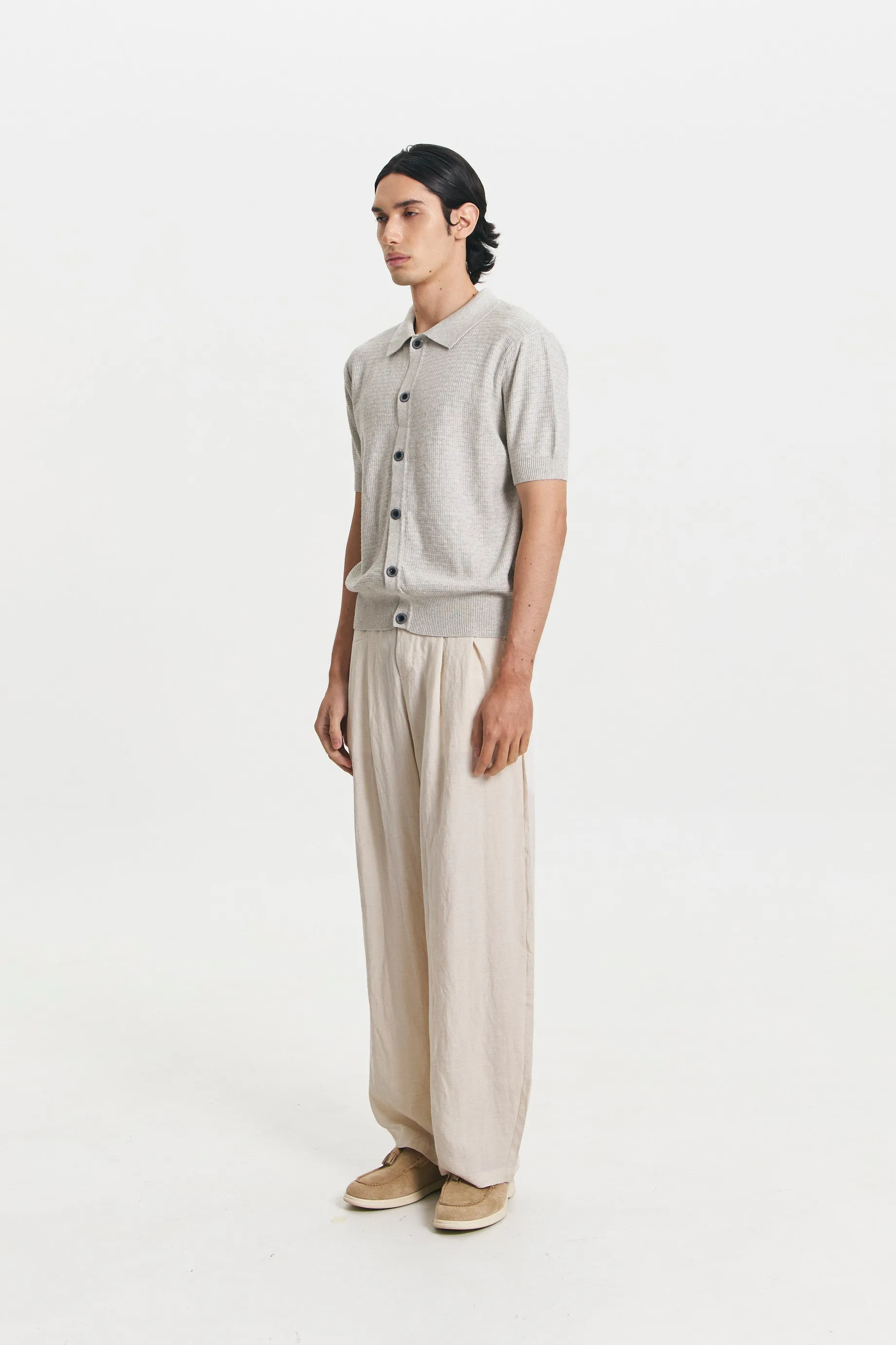 PALAZZO TOP GREY sold by Callie Cotton product image thumbnail 2