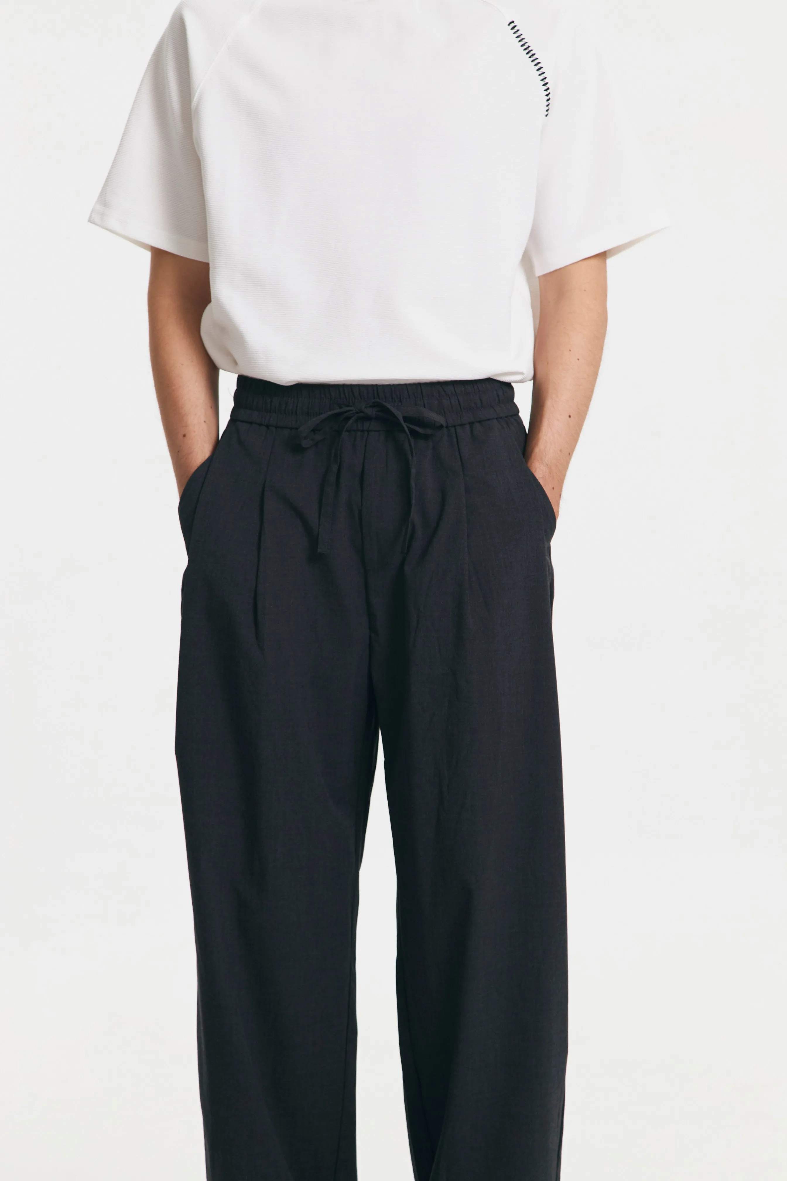 ROSENBORG PANTS DARK GREY sold by Callie Cotton product image thumbnail 3