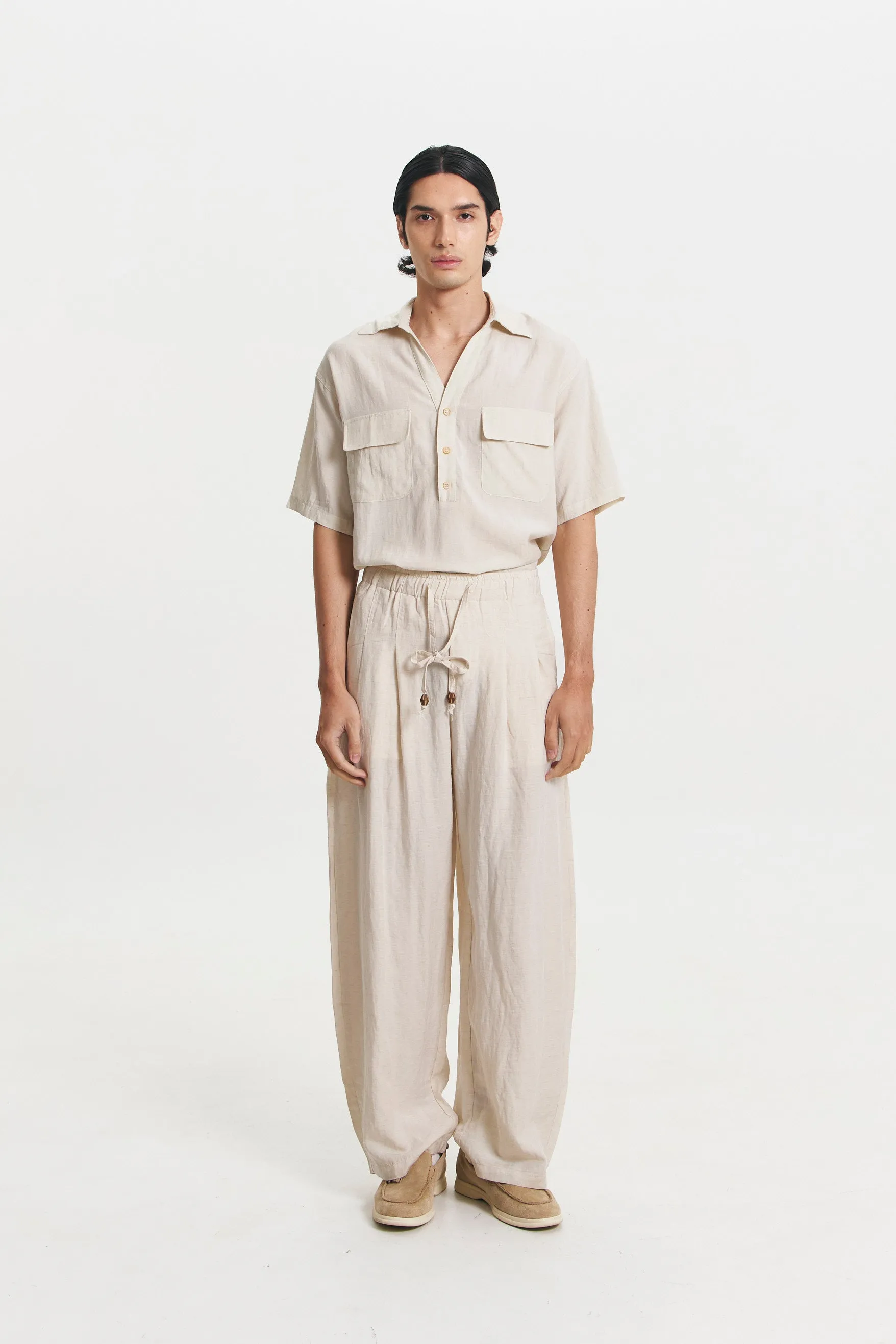 WINDSOR PANTS CREAM sold by Callie Cotton product image thumbnail 2