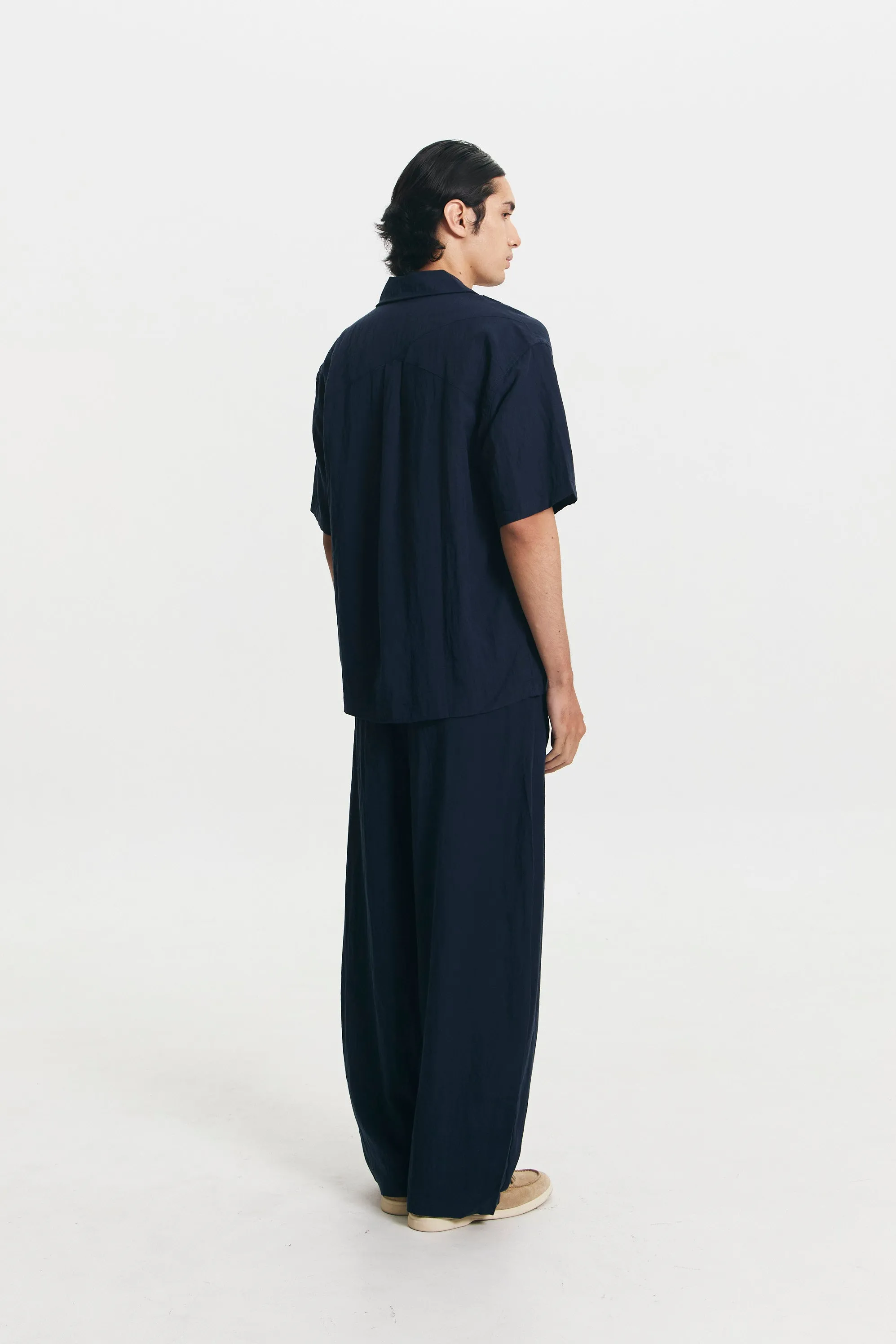 WINDSOR SHIRT NAVY sold by Callie Cotton product image thumbnail 5