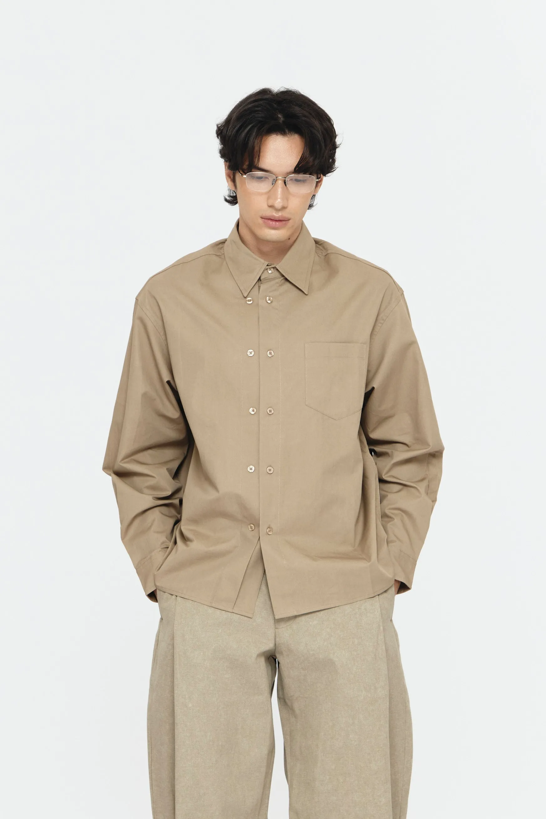 MUGELLA SHIRT BEIGE sold by Callie Cotton product image thumbnail 3