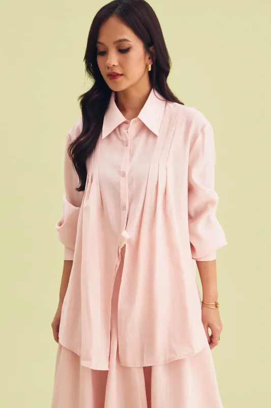 RADIANT SHIRT PINK - CALLIE FT. IRANI VIANZA made by Callie Cotton
