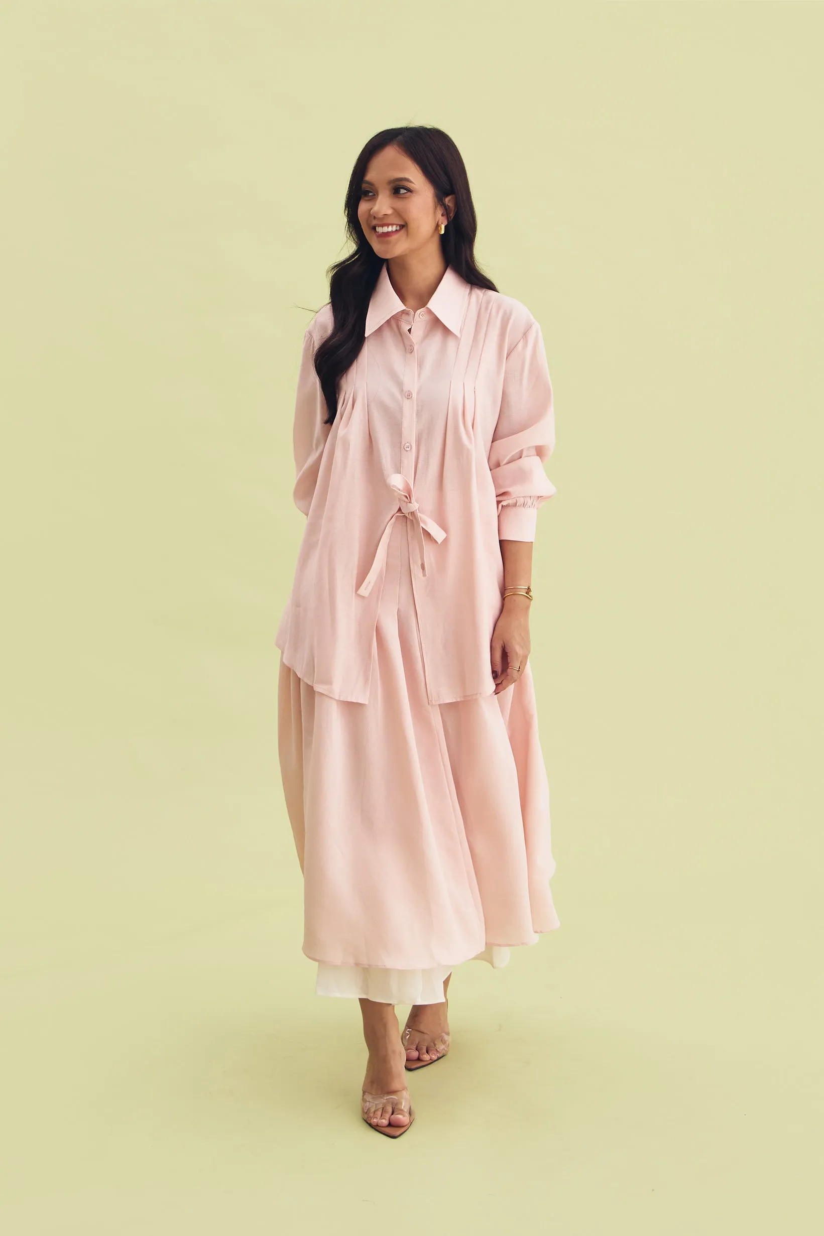 RADIANT SHIRT PINK - CALLIE FT. IRANI VIANZA sold by Callie Cotton product image thumbnail 4