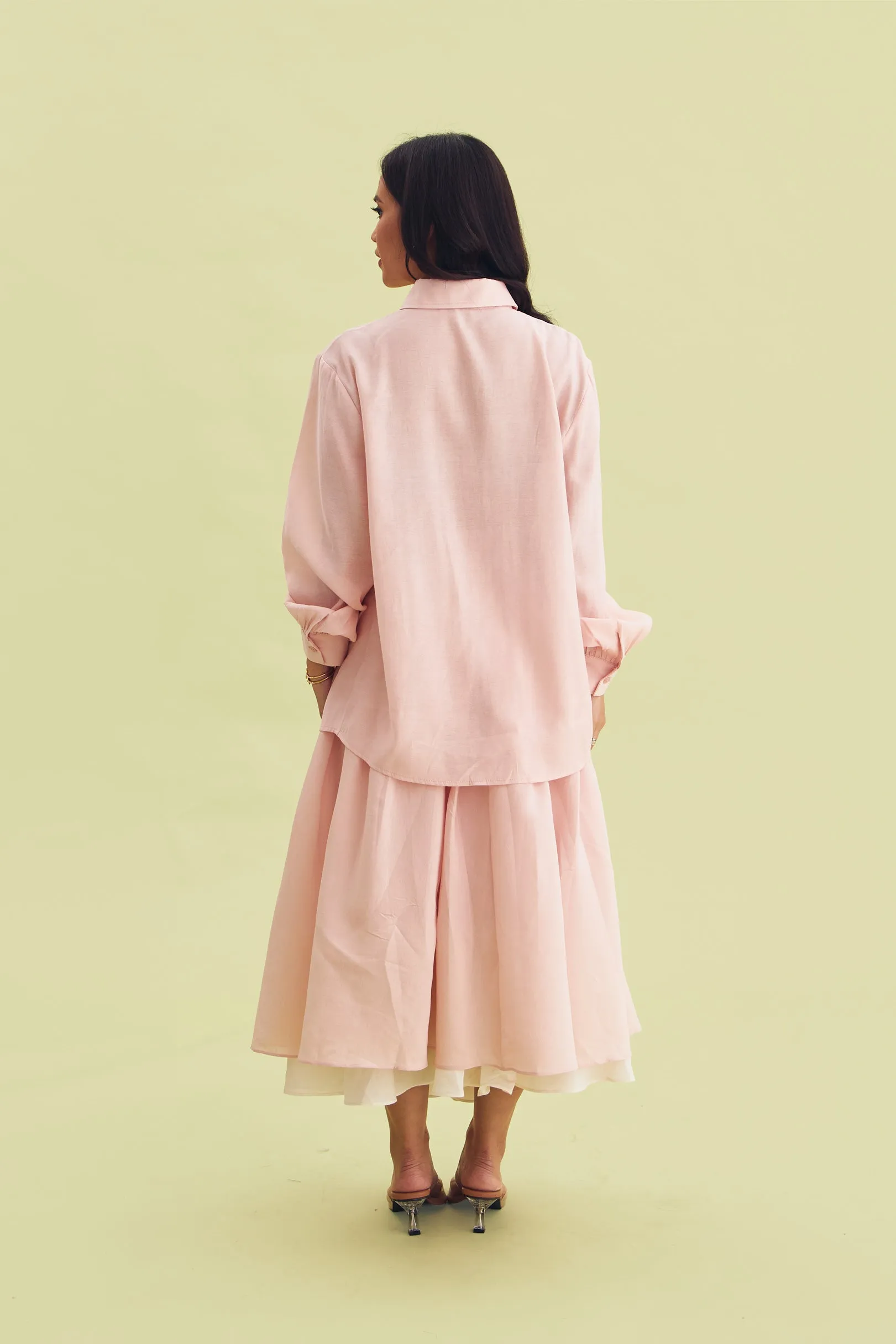 RADIANT SHIRT PINK - CALLIE FT. IRANI VIANZA sold by Callie Cotton product image thumbnail 5