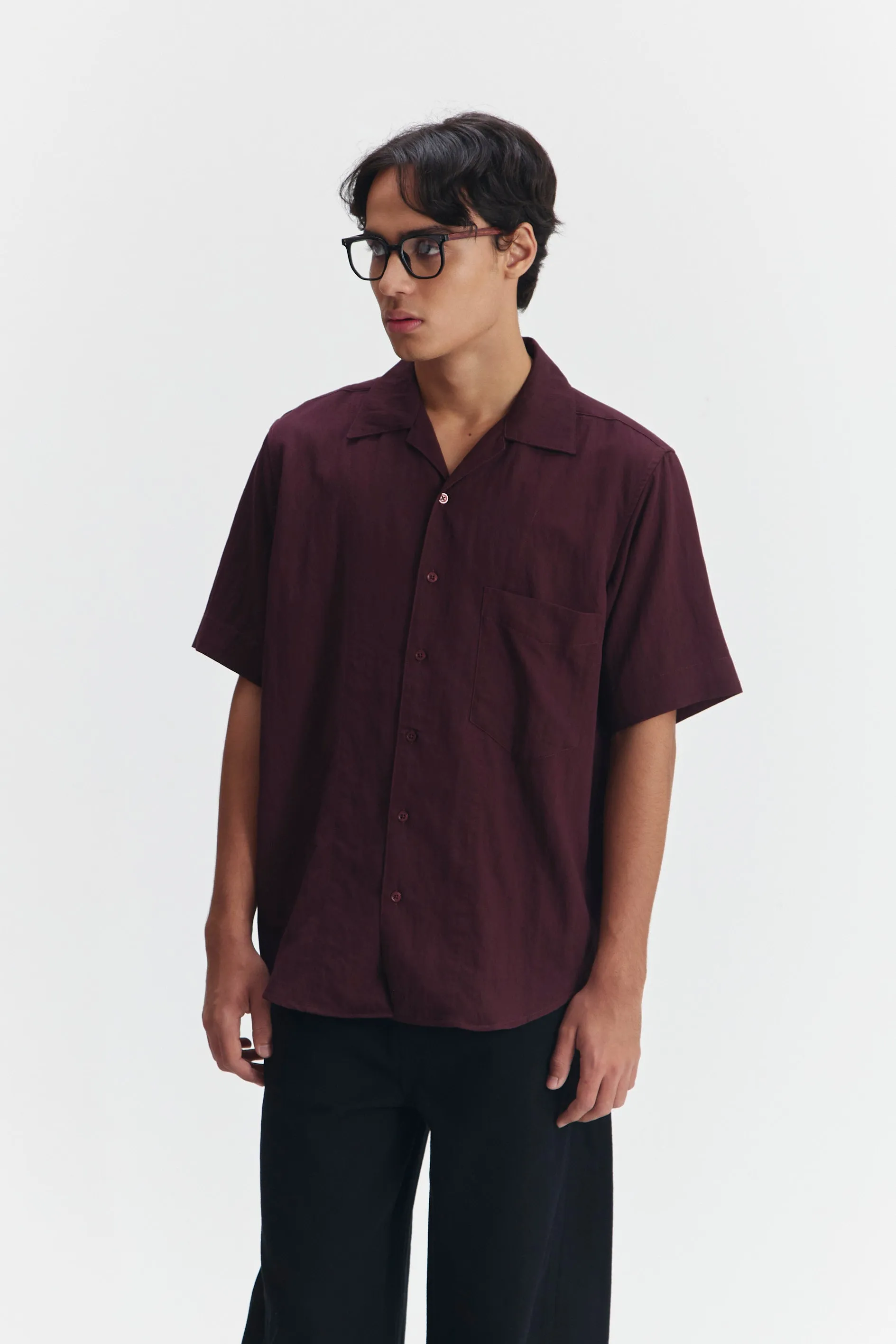CRATER TOP MAROON sold by Callie Cotton product image thumbnail 5