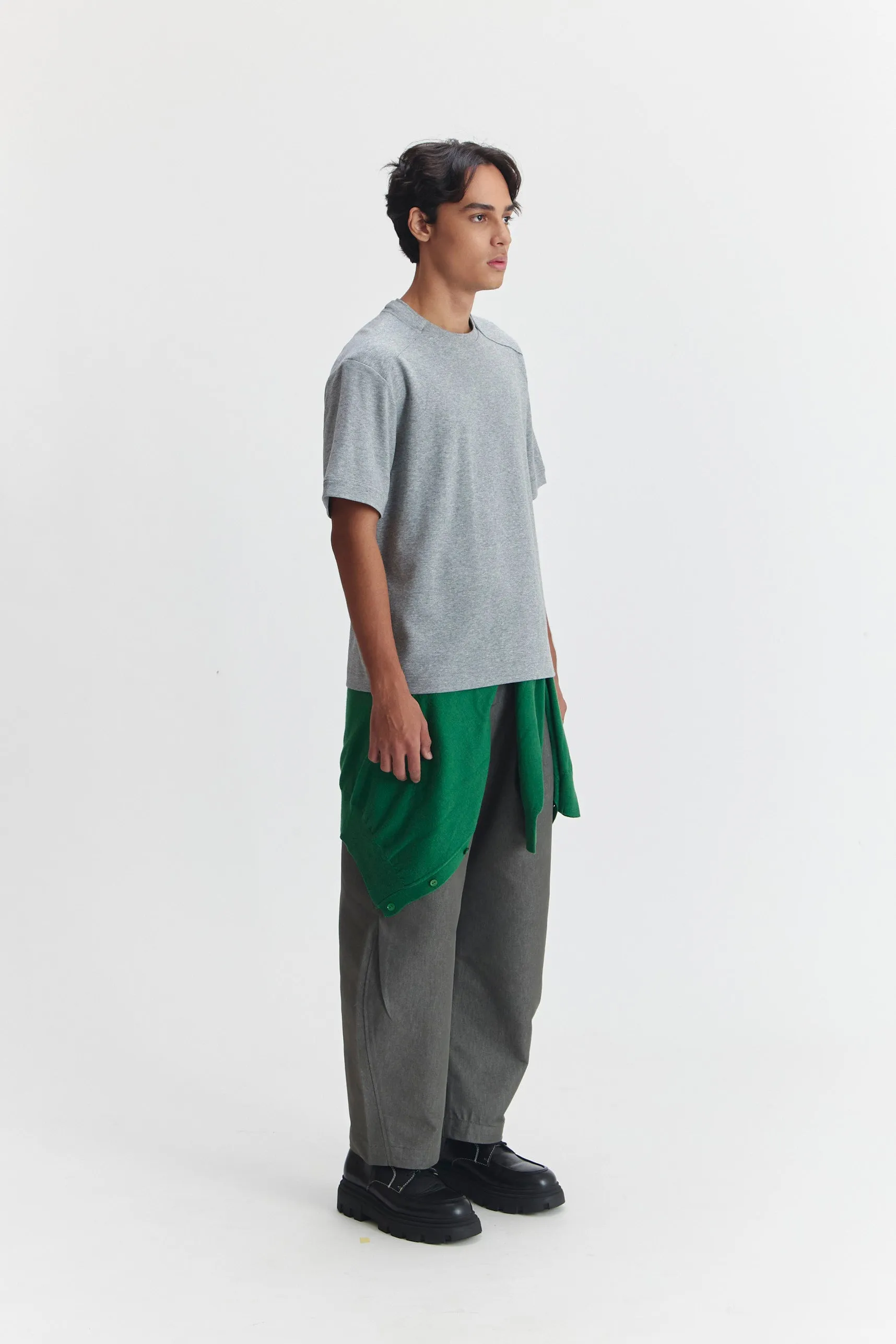 LUCERNE T-SHIRT GREY sold by Callie Cotton product image thumbnail 2