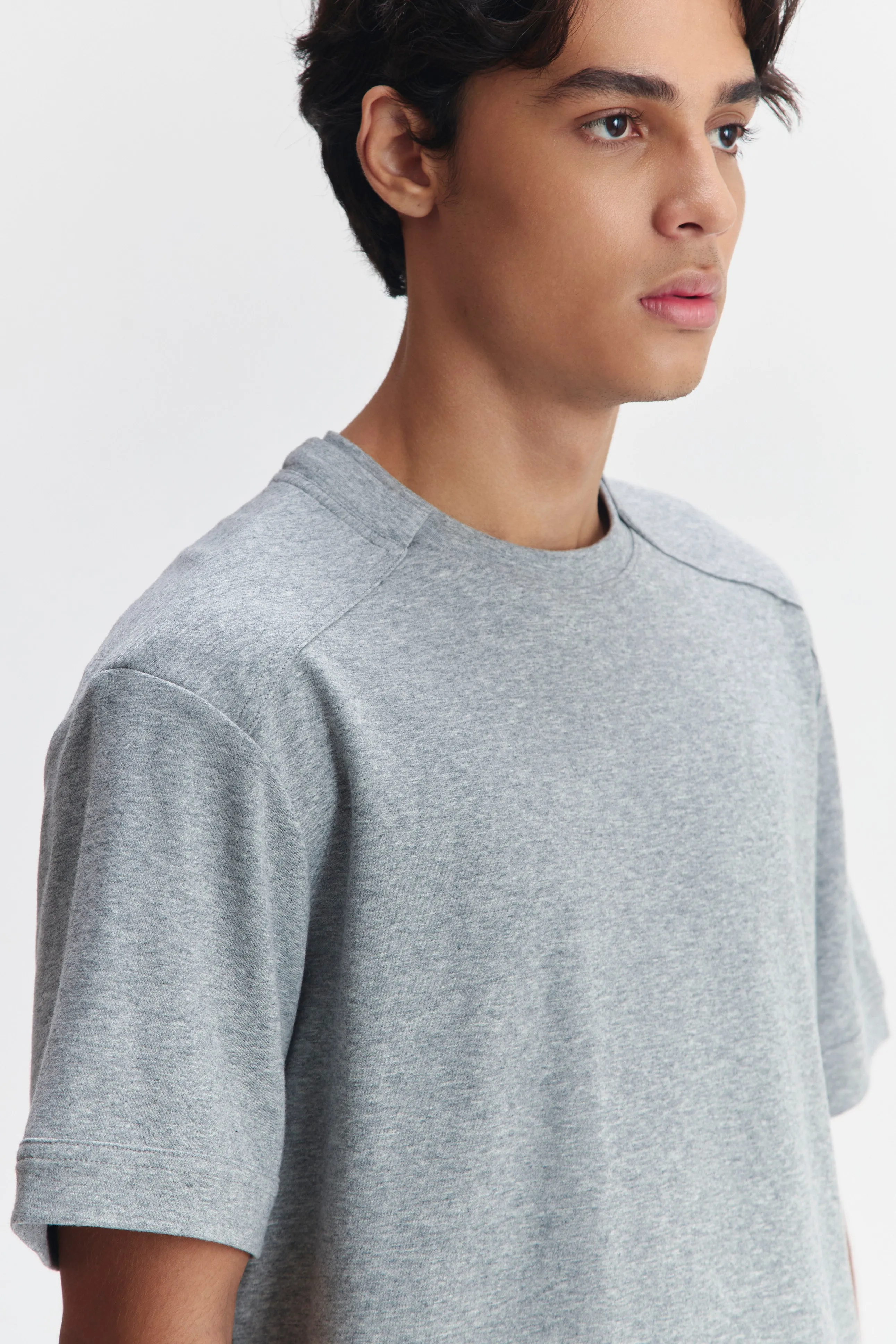 LUCERNE T-SHIRT GREY sold by Callie Cotton product image thumbnail 3
