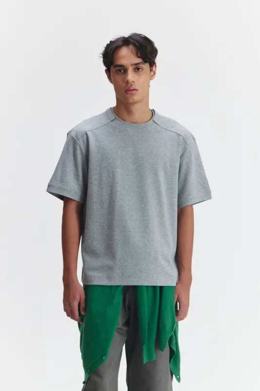 LUCERNE T-SHIRT GREY made by Callie Cotton