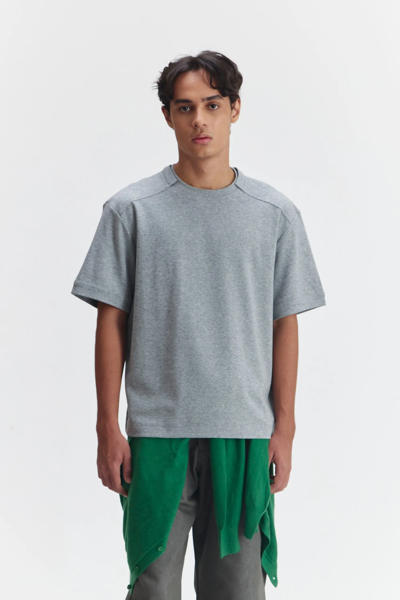 LUCERNE T-SHIRT GREY sold by Callie Cotton