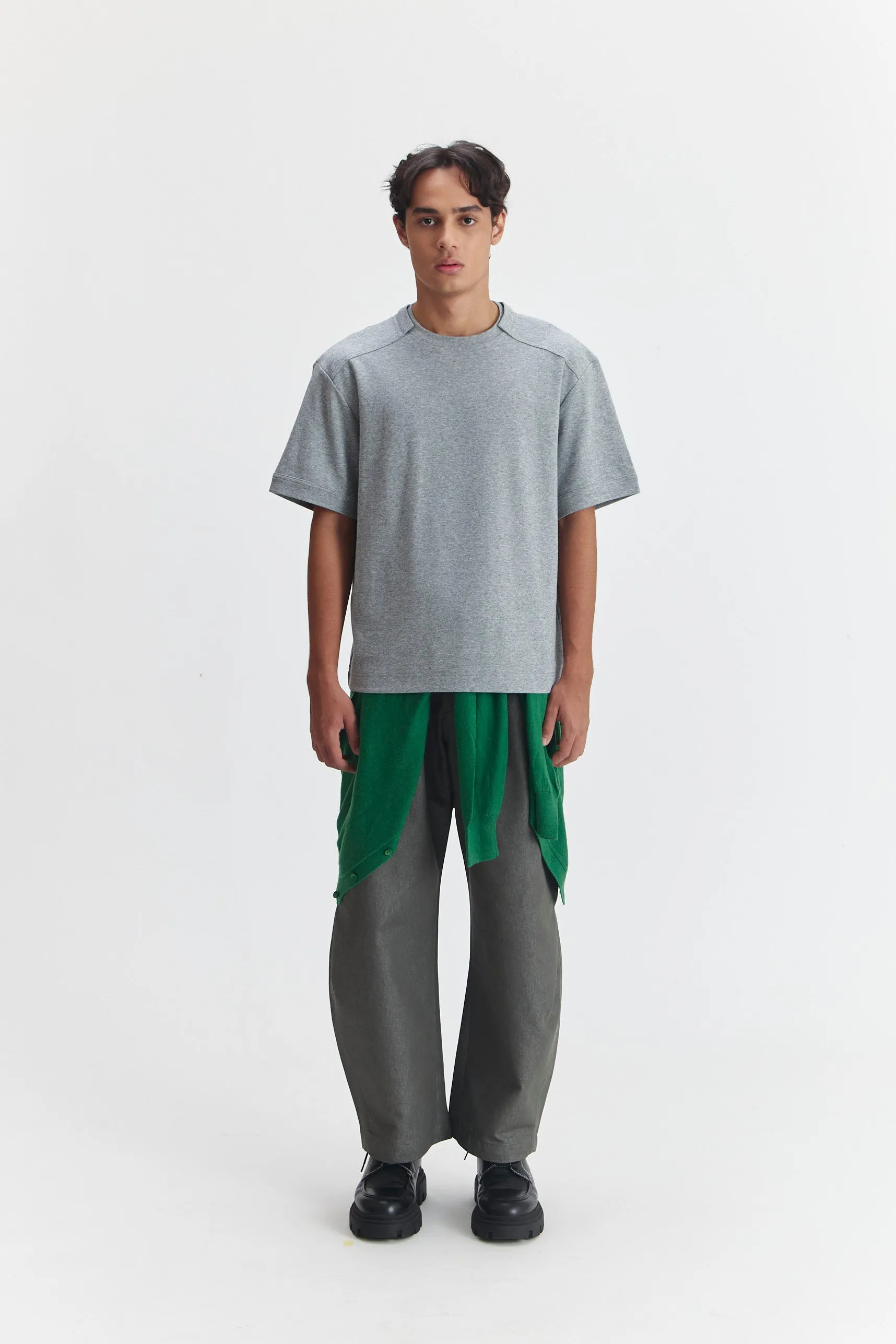 LUCERNE T-SHIRT GREY sold by Callie Cotton product image thumbnail 4