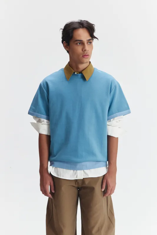 VARESE T-SHIRT BLUE made by Callie Cotton