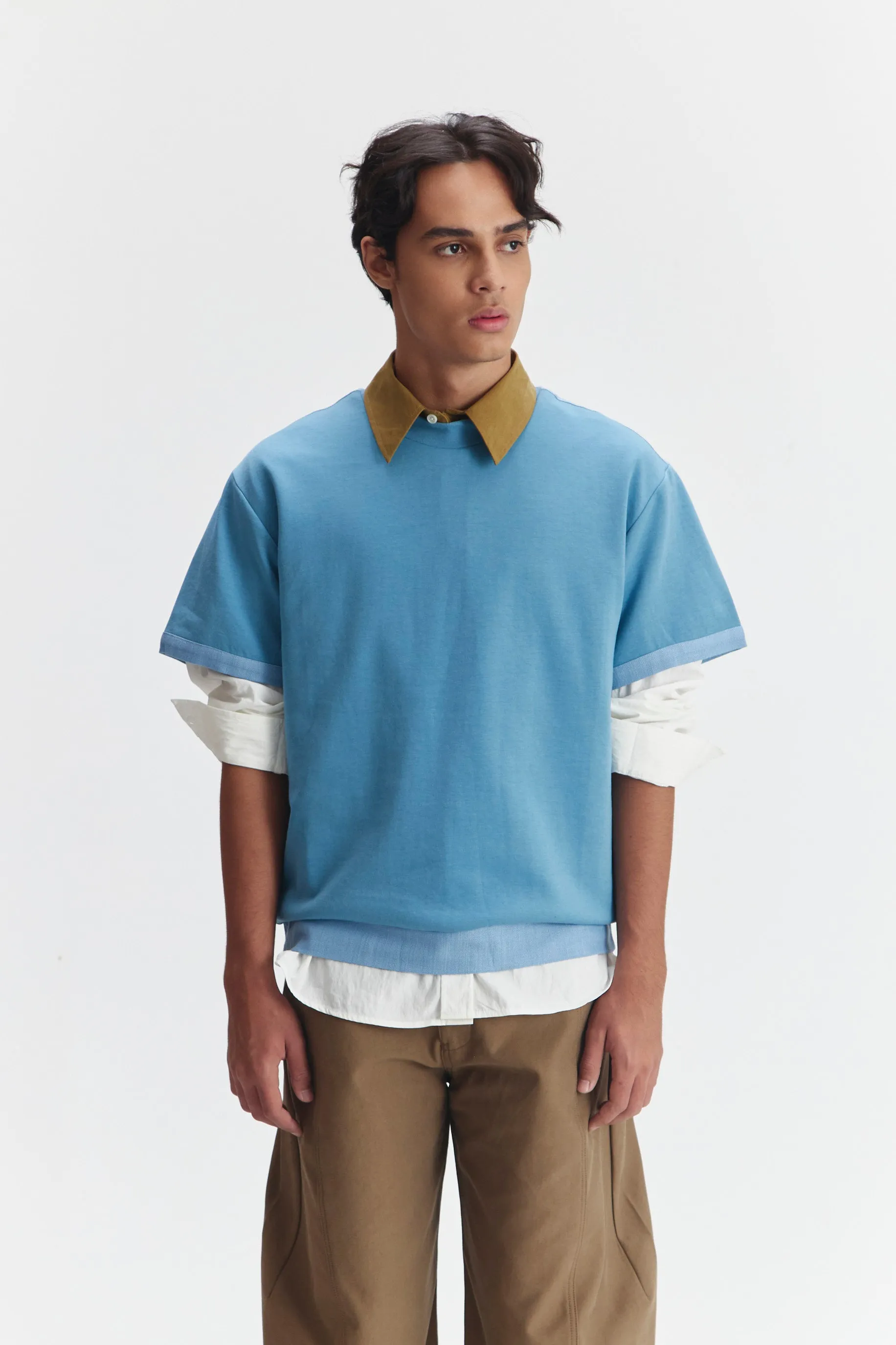 VARESE T-SHIRT BLUE sold by Callie Cotton