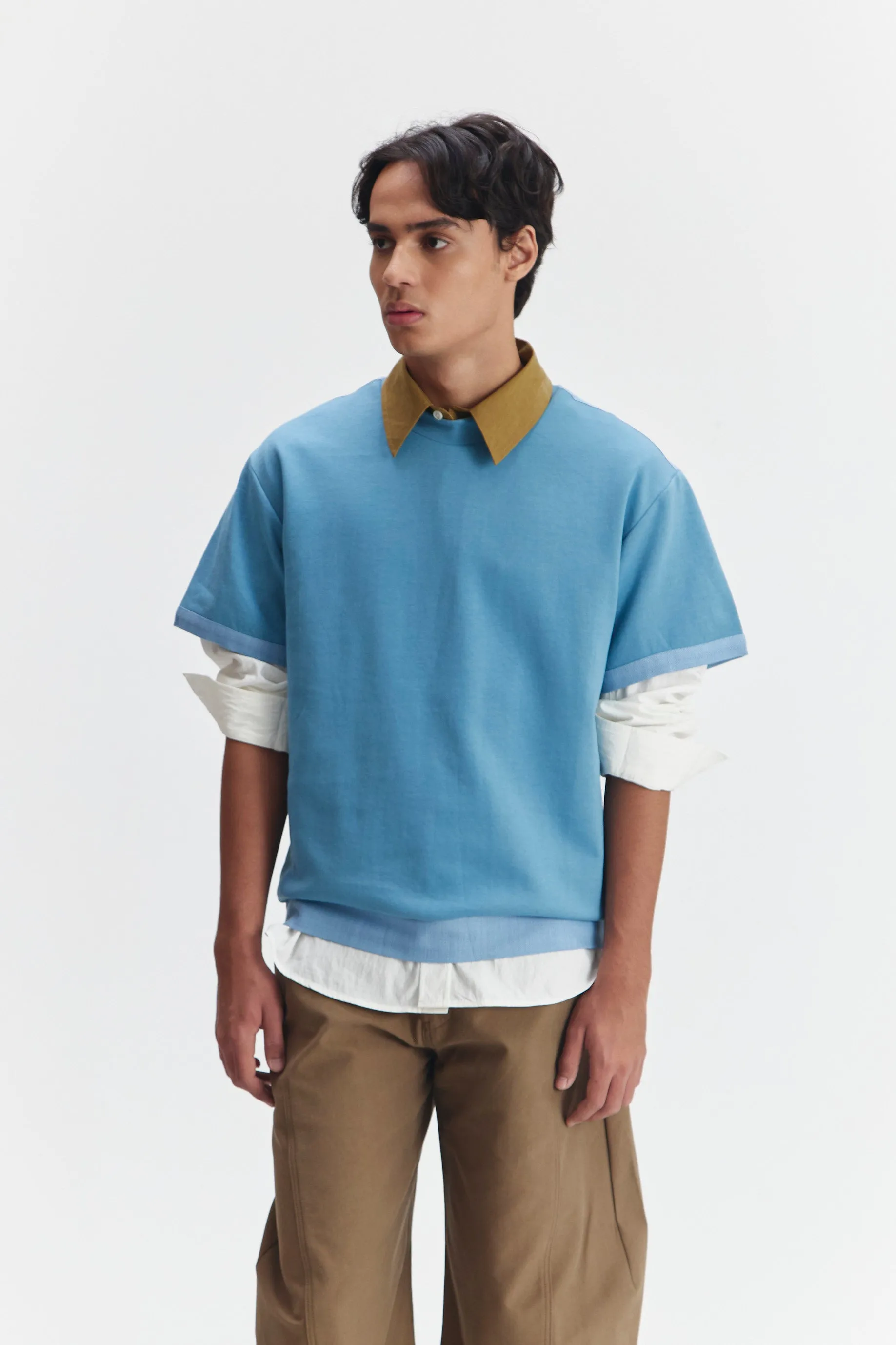 VARESE T-SHIRT BLUE sold by Callie Cotton product image thumbnail 3