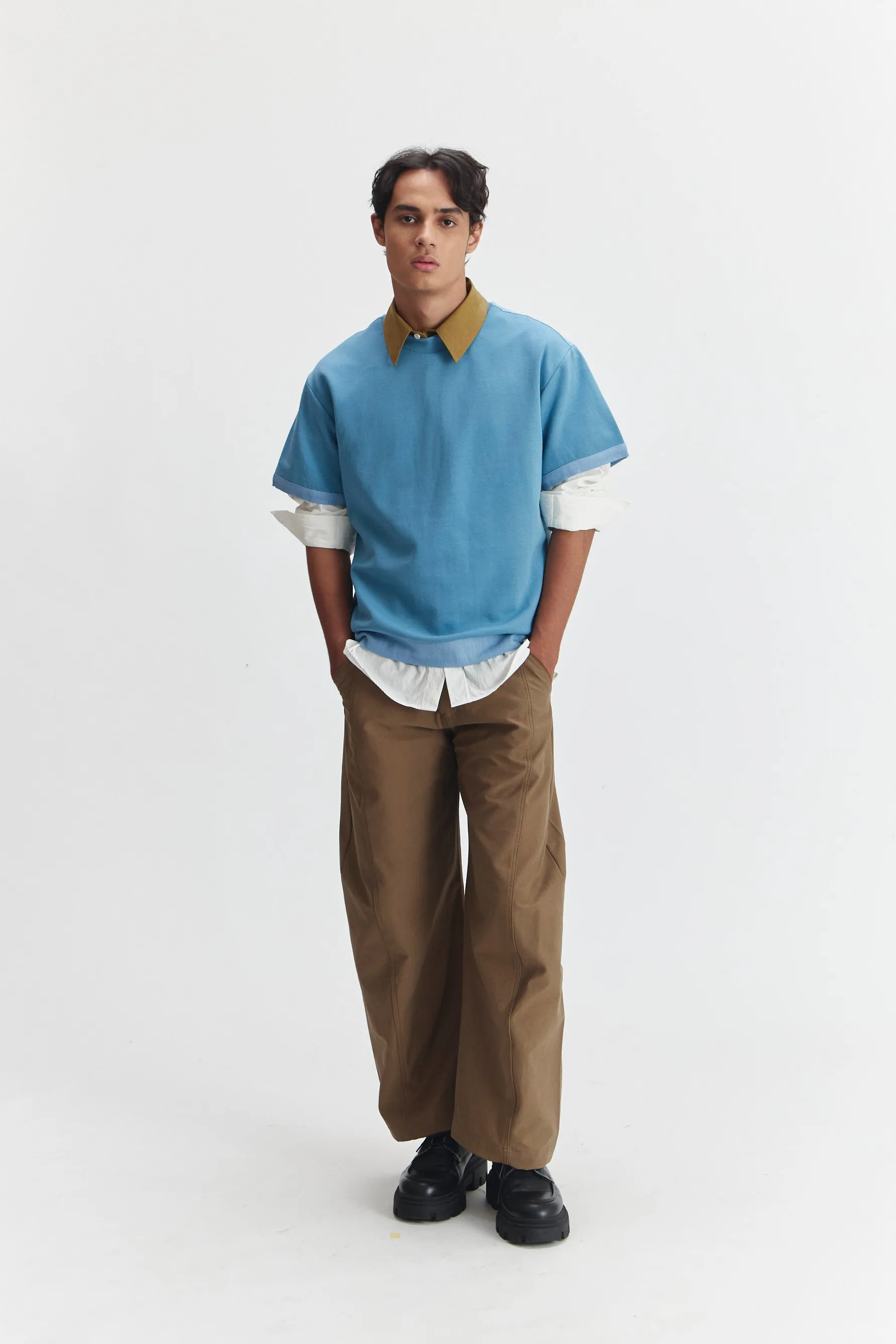 VARESE T-SHIRT BLUE sold by Callie Cotton product image thumbnail 4