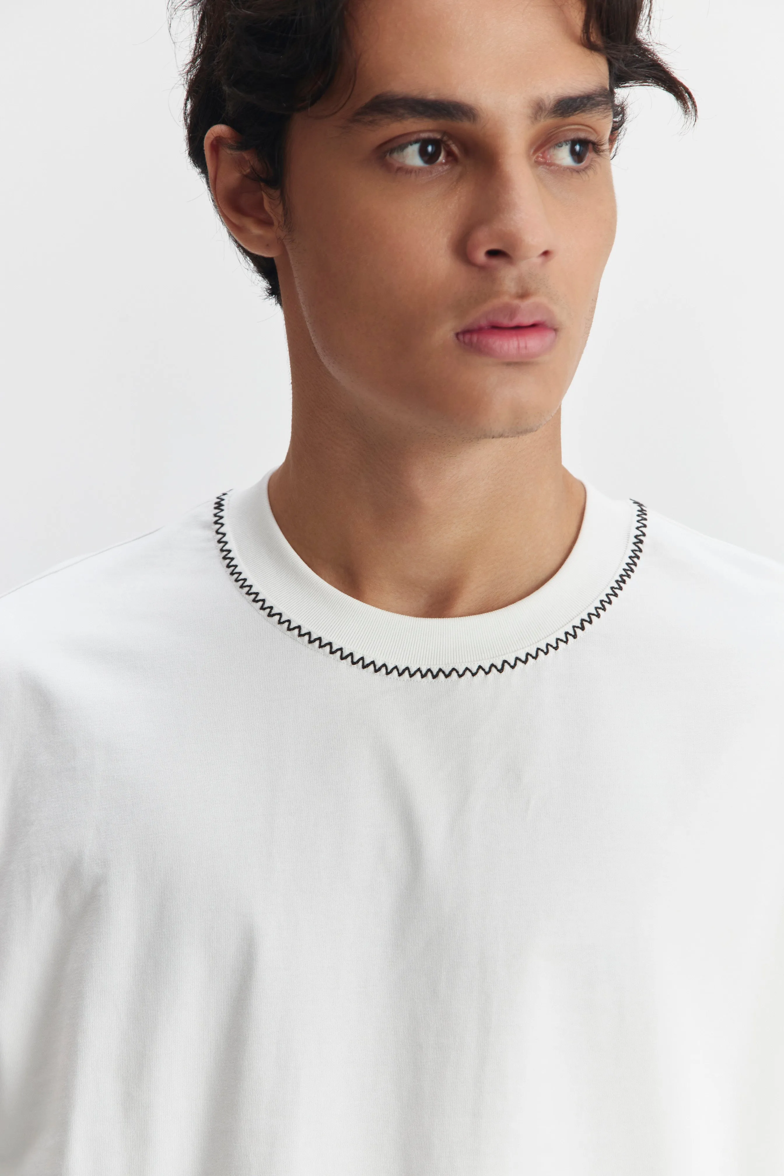 ALBANO T-SHIRT WHITE sold by Callie Cotton product image thumbnail 5