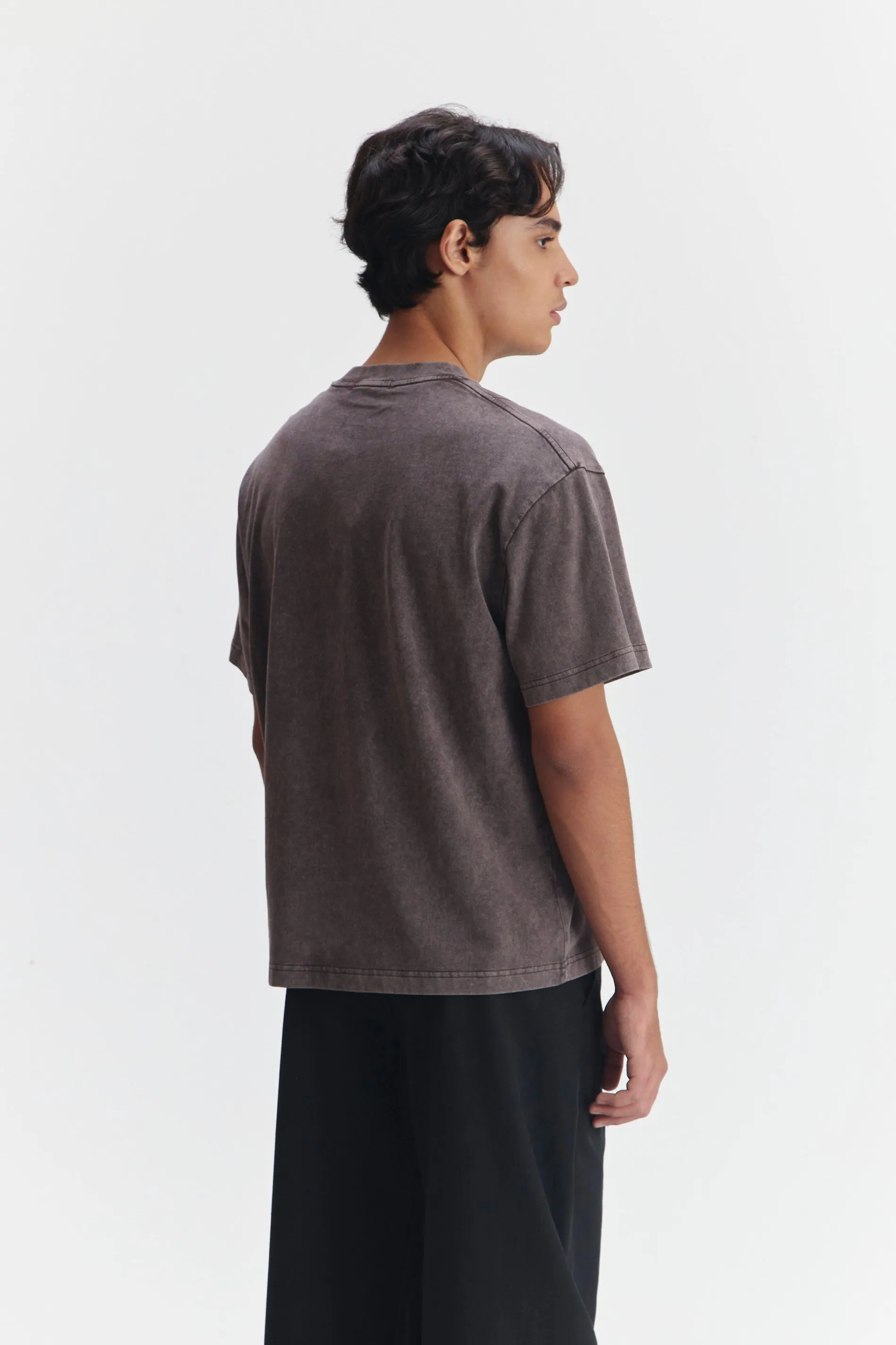 BOLSENA T-SHIRT BROWN sold by Callie Cotton product image thumbnail 5