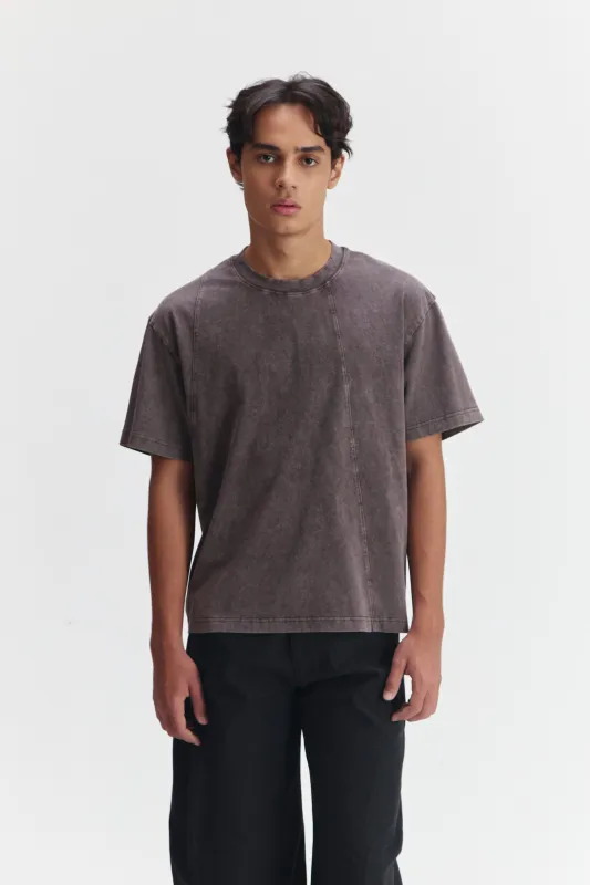 BOLSENA T-SHIRT BROWN made by Callie Cotton