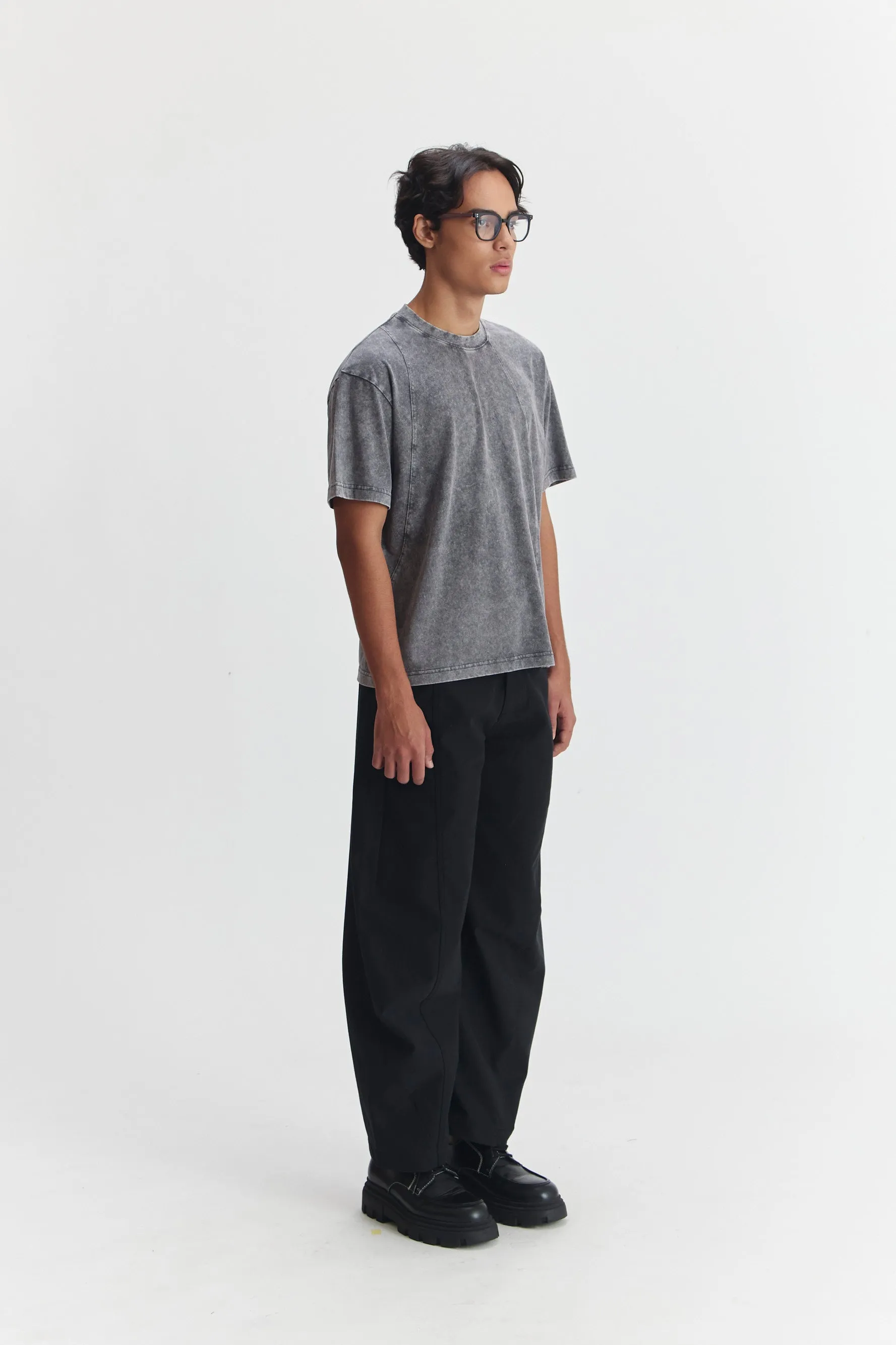 BOLSENA T-SHIRT GREY sold by Callie Cotton product image thumbnail 4