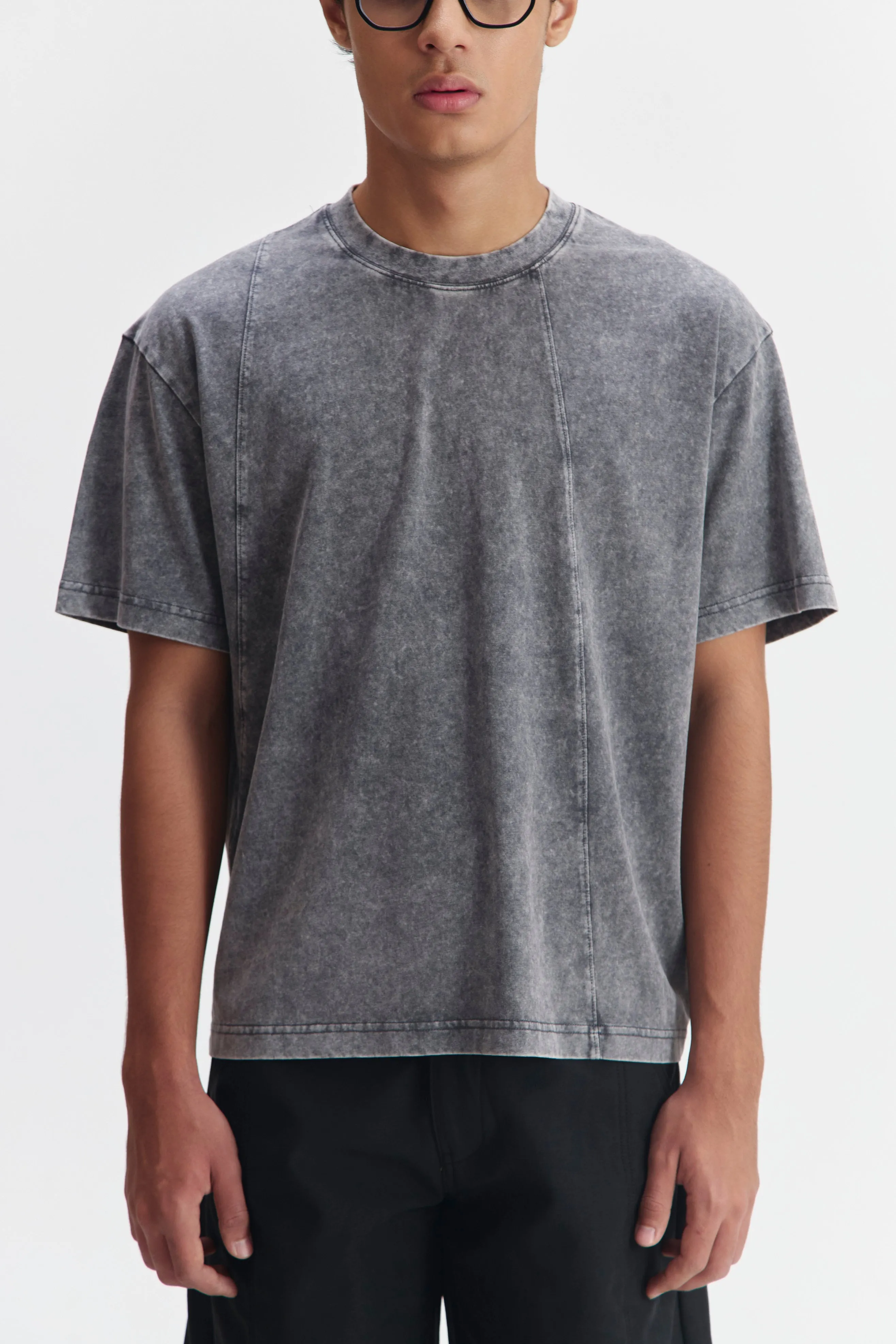 BOLSENA T-SHIRT GREY sold by Callie Cotton product image thumbnail 5