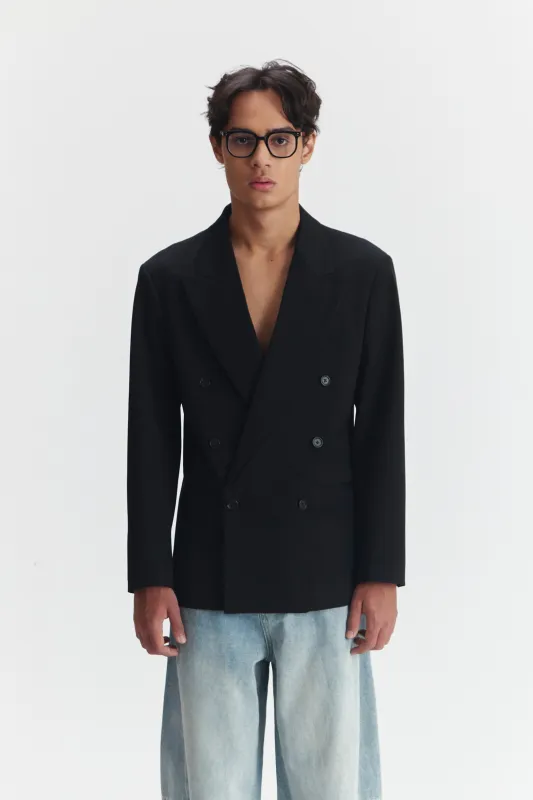 BRIENZ BLAZER BLACK made by Callie Cotton