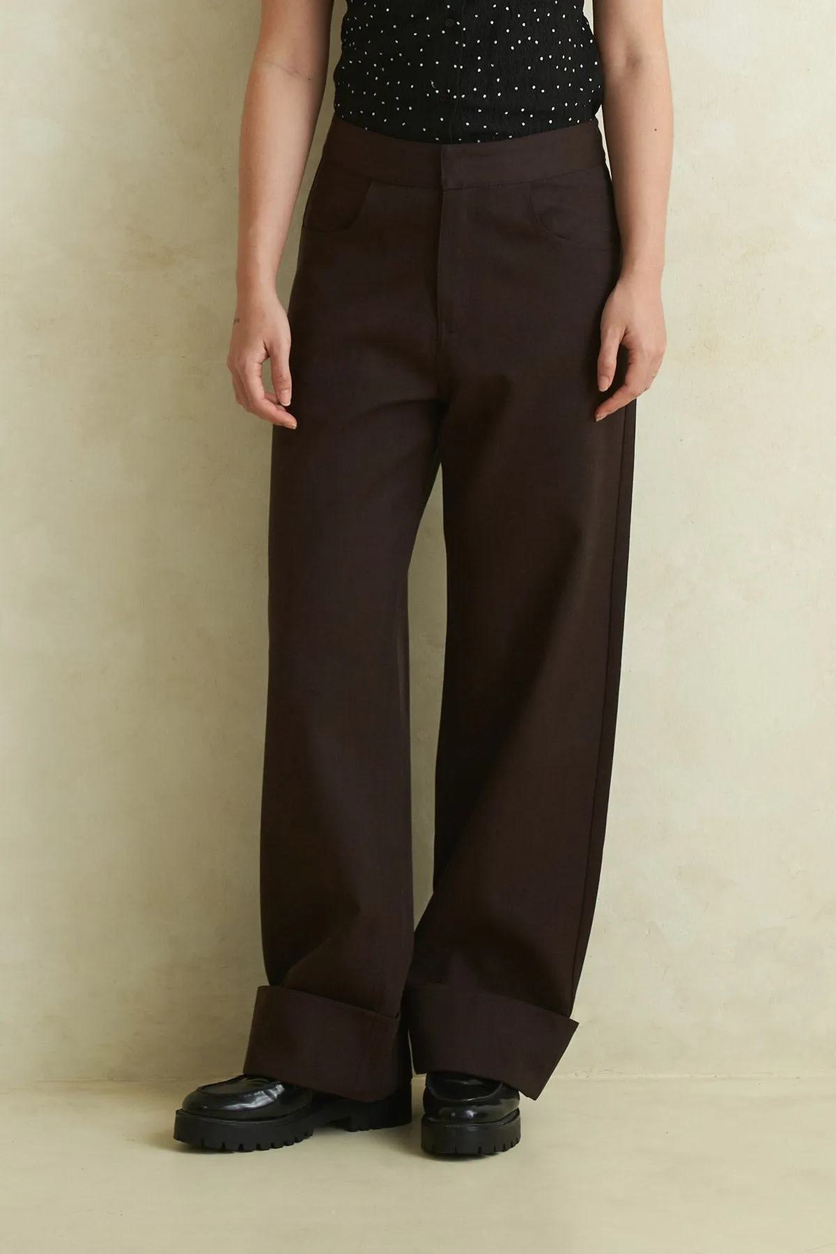 MIRAGE PANTS BROWN sold by Callie Cotton product image thumbnail 2