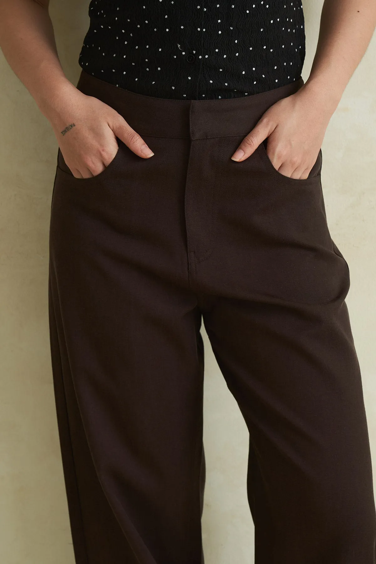 MIRAGE PANTS BROWN sold by Callie Cotton product image thumbnail 3