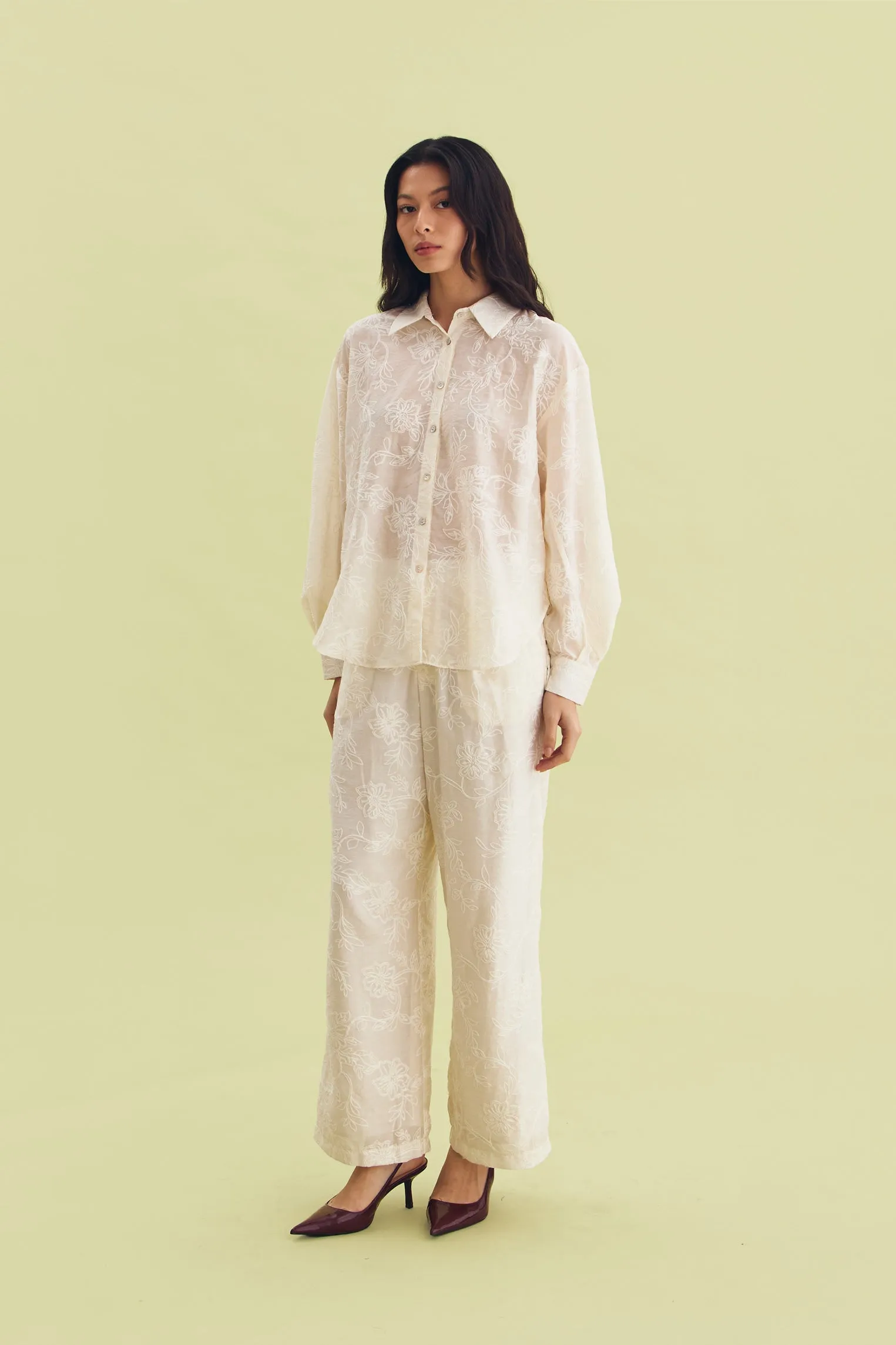SOLACE SHIRT BEIGE - CALLIE FT. IRANI VIANZA sold by Callie Cotton product image thumbnail 5