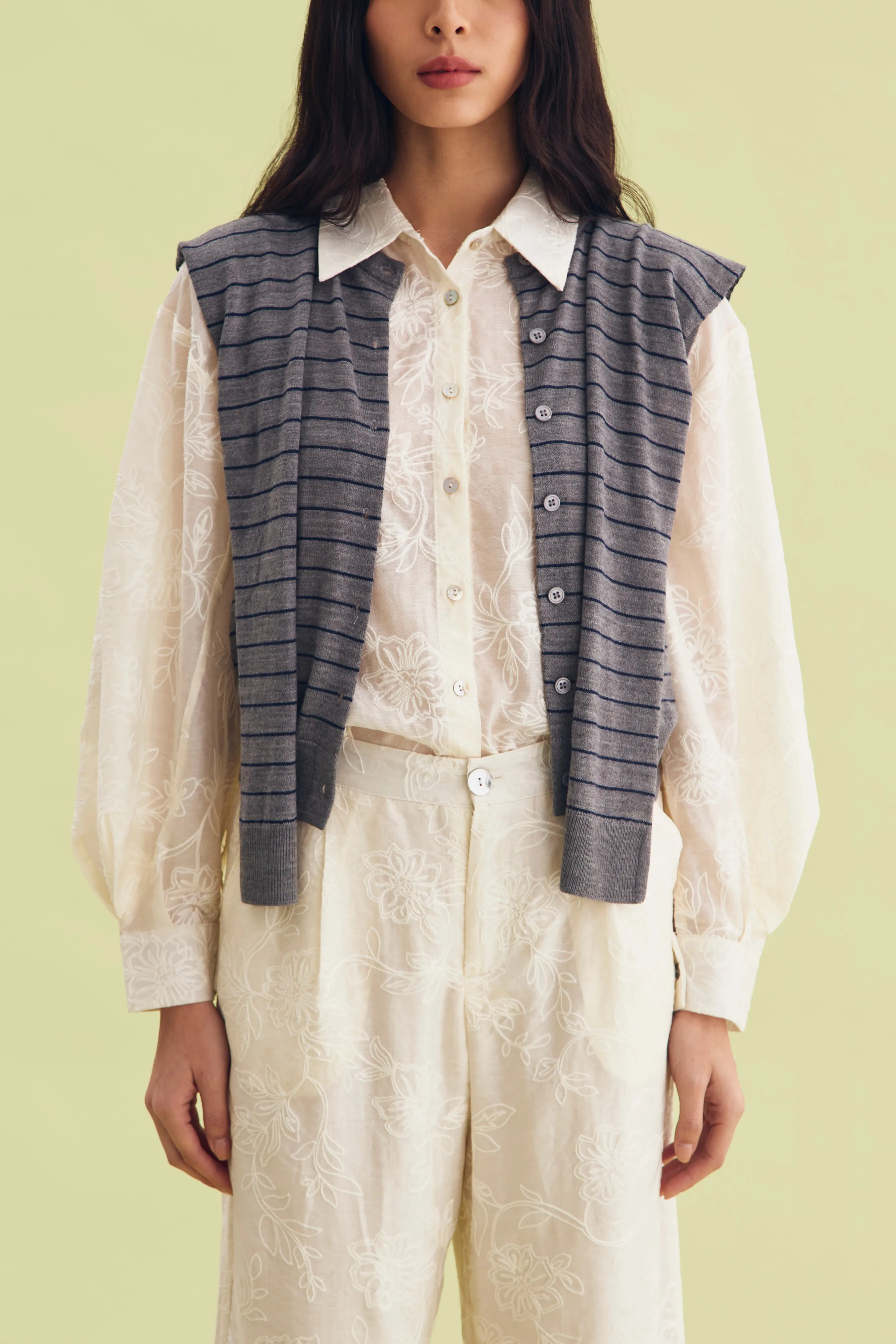 SOMER VEST GREY - CALLIE ft. IRANI VIANZA sold by Callie Cotton product image thumbnail 5