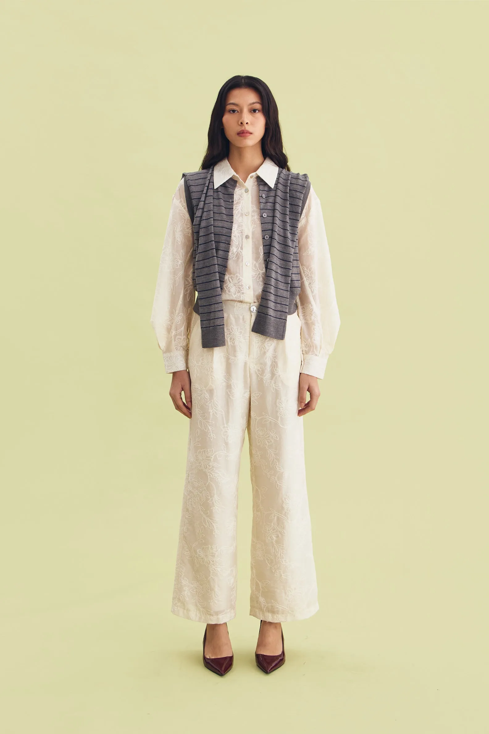 SOMER VEST GREY - CALLIE ft. IRANI VIANZA sold by Callie Cotton product image thumbnail 2