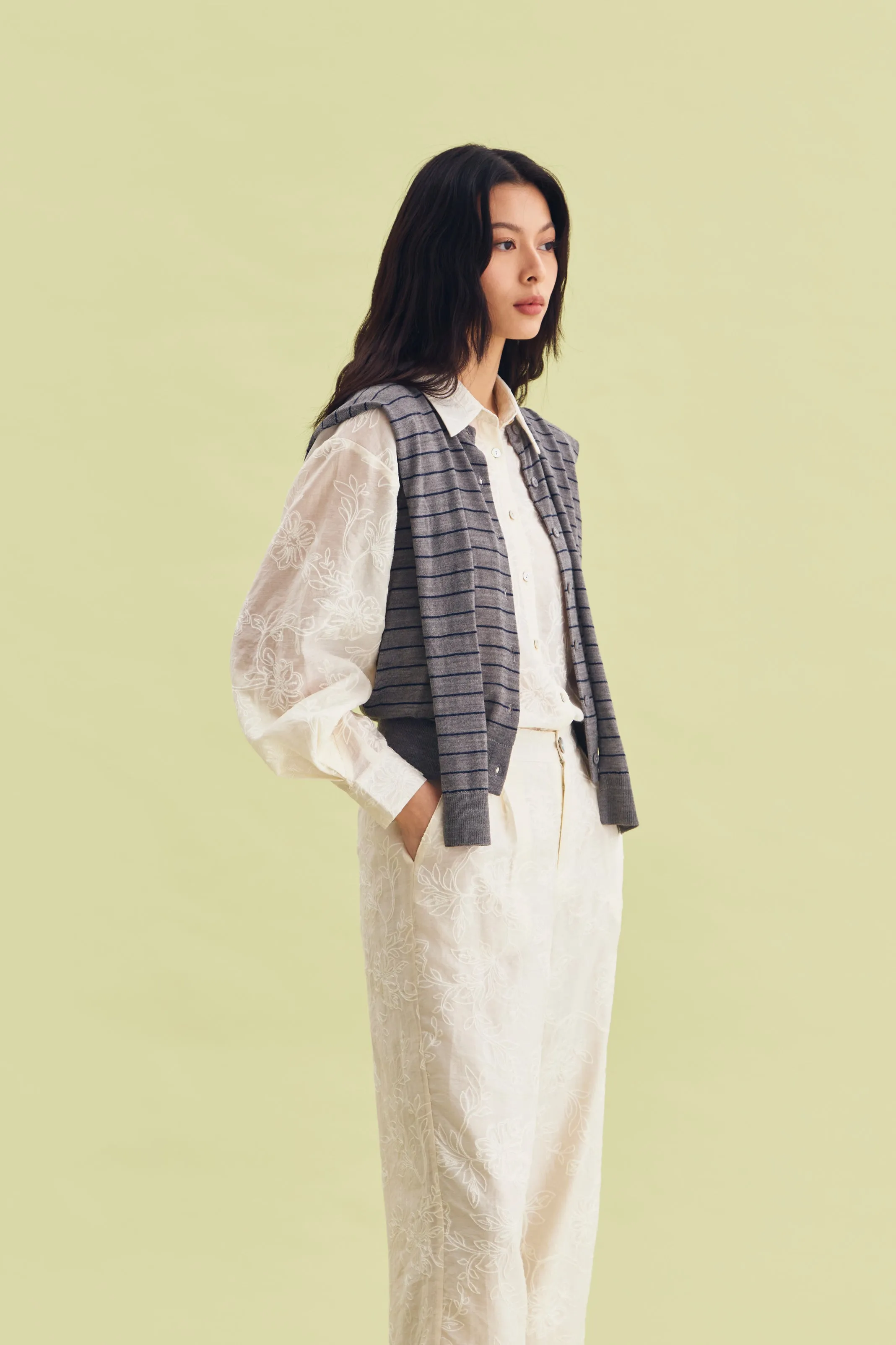 SOMER VEST GREY - CALLIE ft. IRANI VIANZA sold by Callie Cotton product image thumbnail 3
