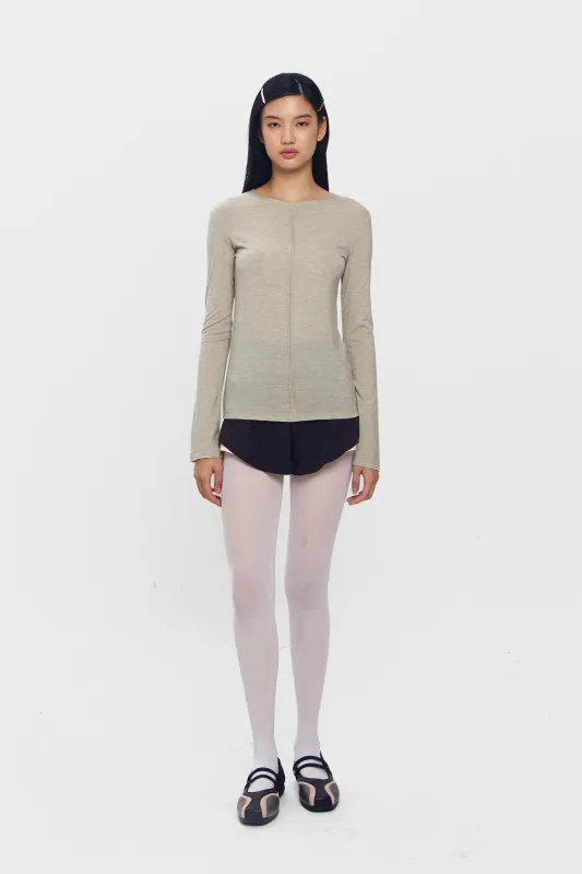 CLOUD TOP BEIGE made by Callie Cotton