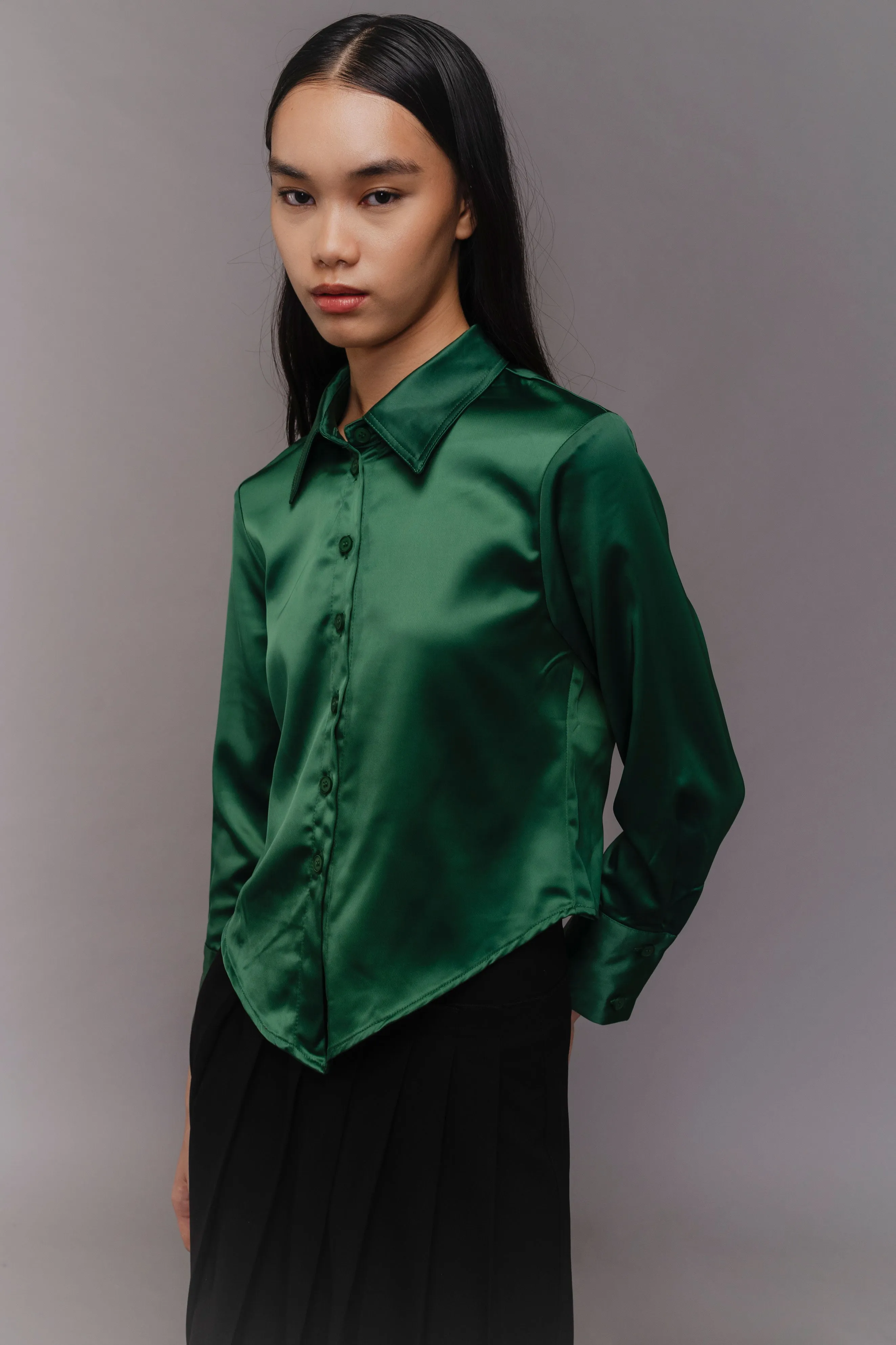 MAXINE TOP GREEN sold by Callie Cotton product image thumbnail 3