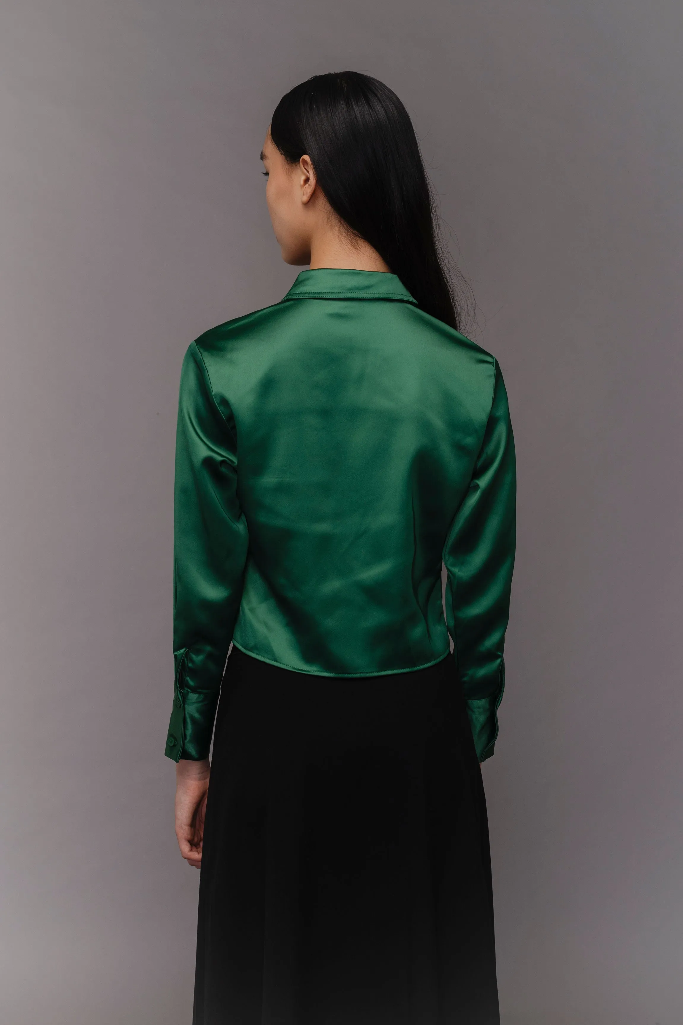 MAXINE TOP GREEN sold by Callie Cotton product image thumbnail 4