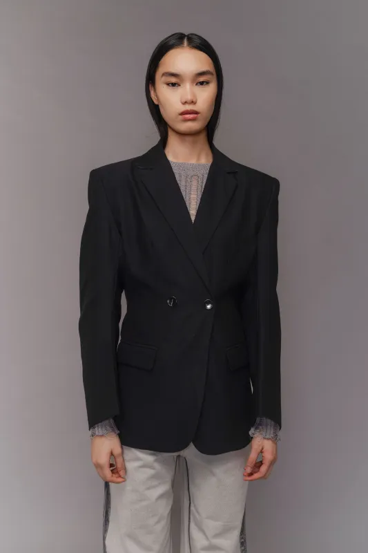 HAO BLAZER BLACK made by Callie Cotton